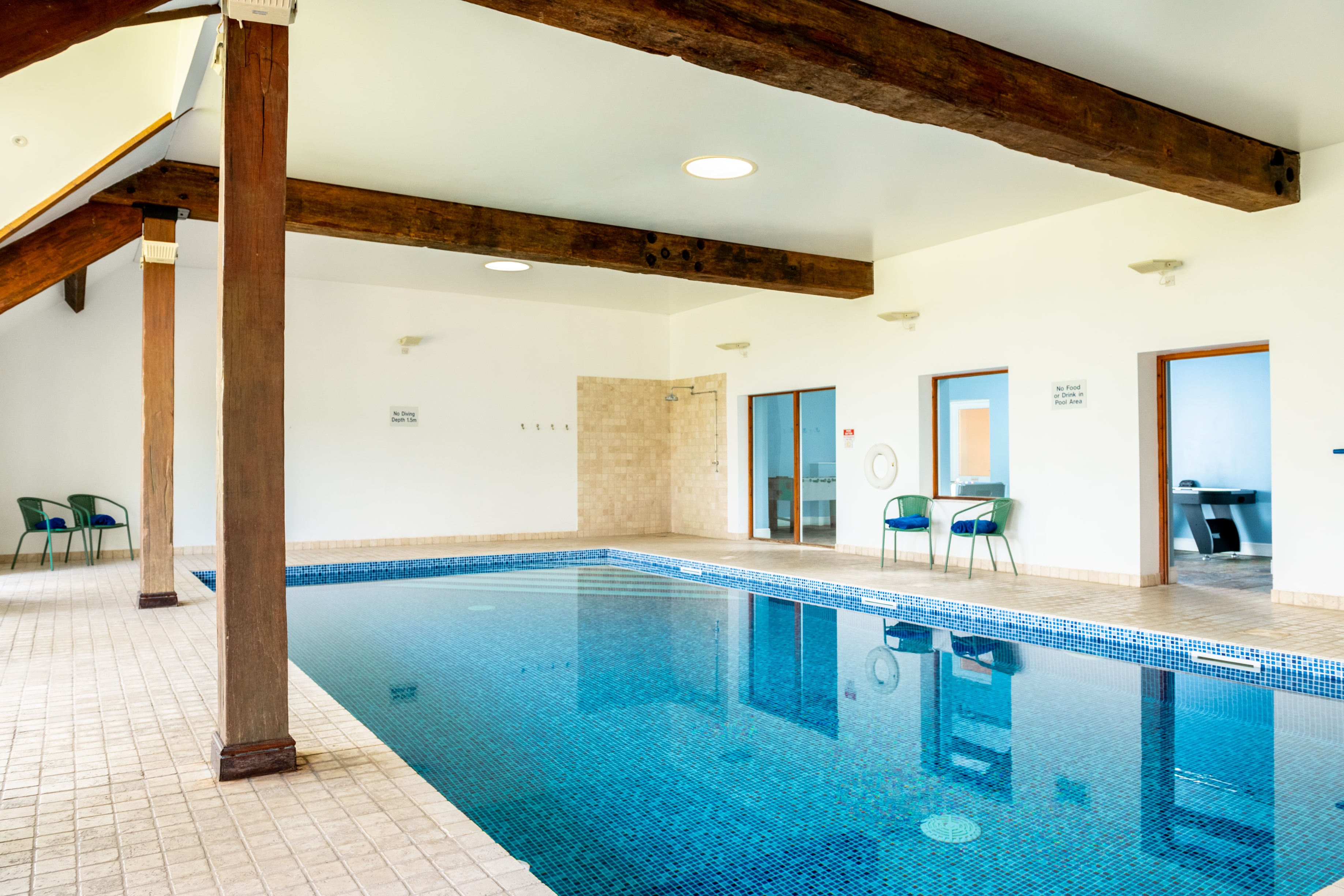 Allerford Barns - Long Barn shared indoor swimming pool