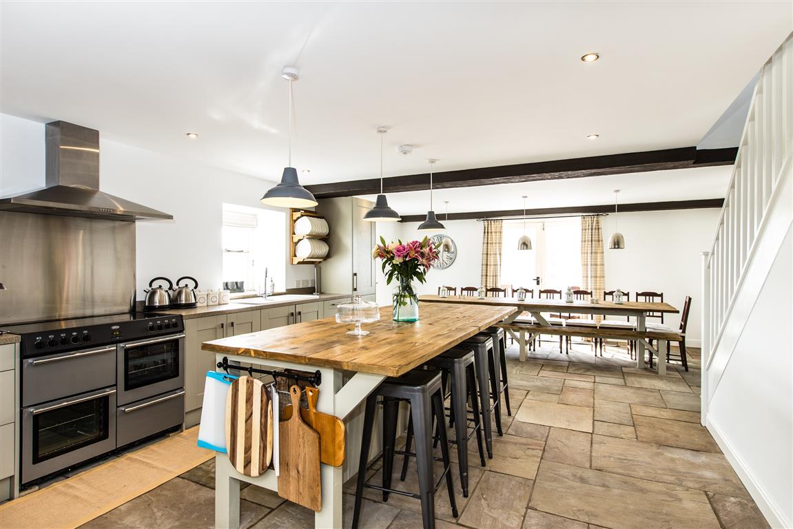 Barn at Benty Grange - large kitchen diner