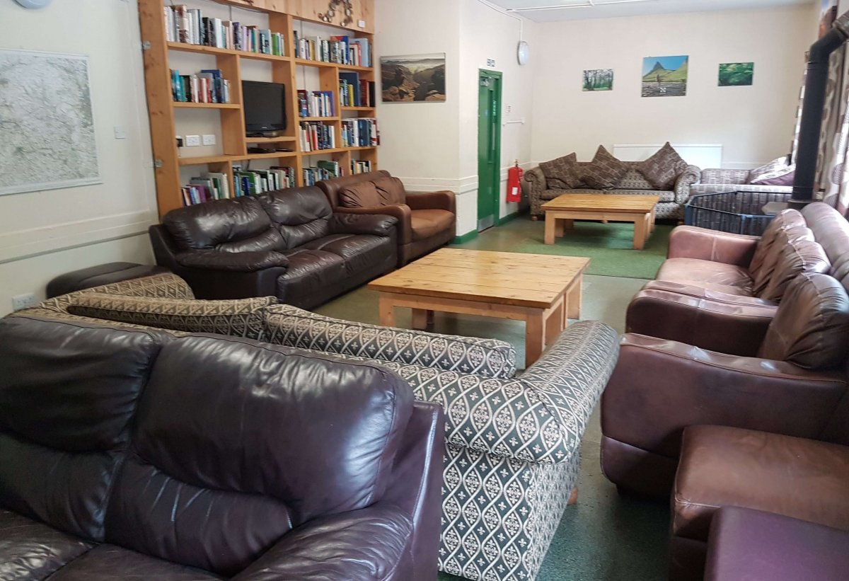 Foundry Adventure Centre - comfy lounge with TV, WiFi and wood burner