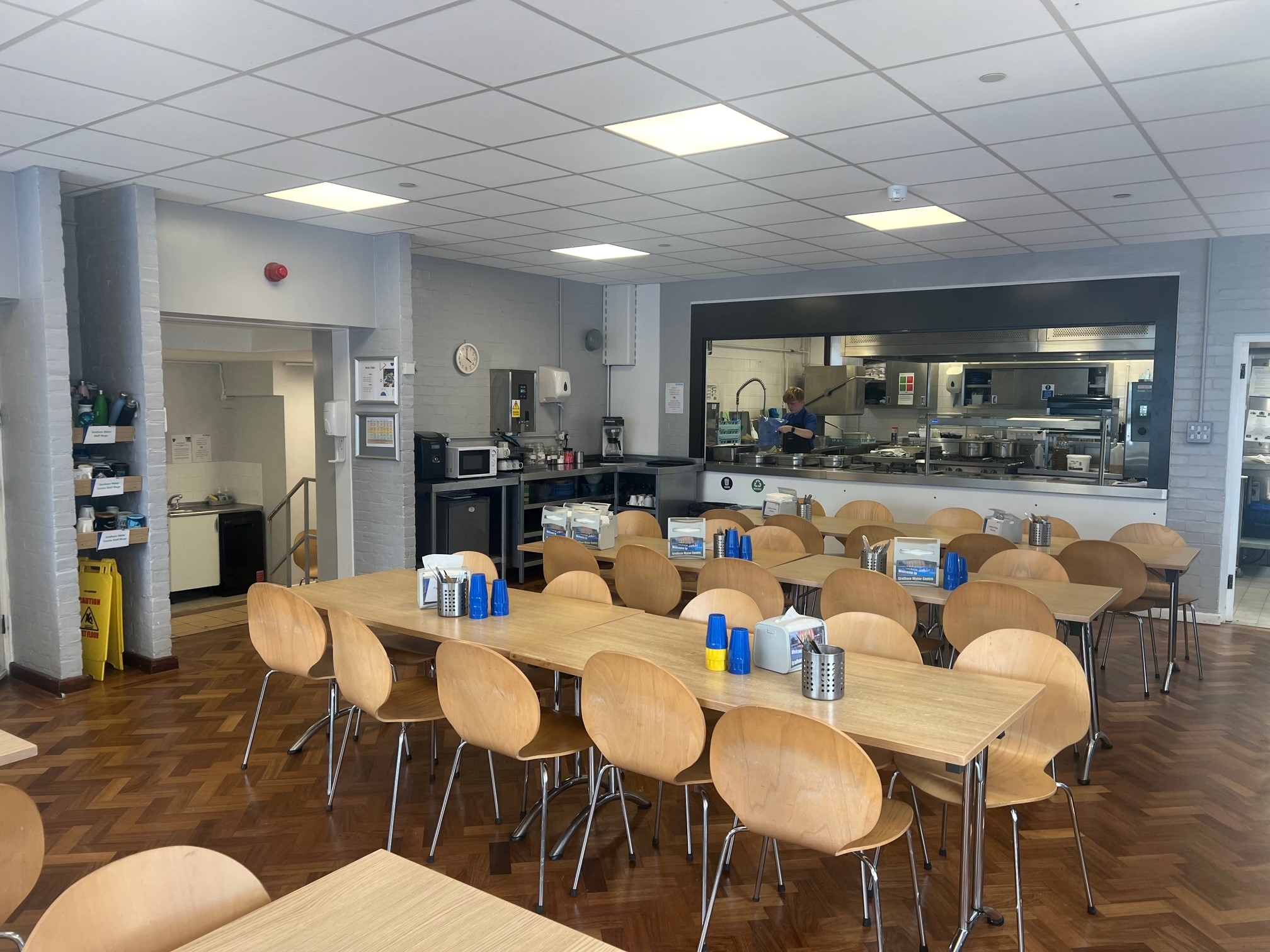 Grafham Water Centre - canteen for sociable dining