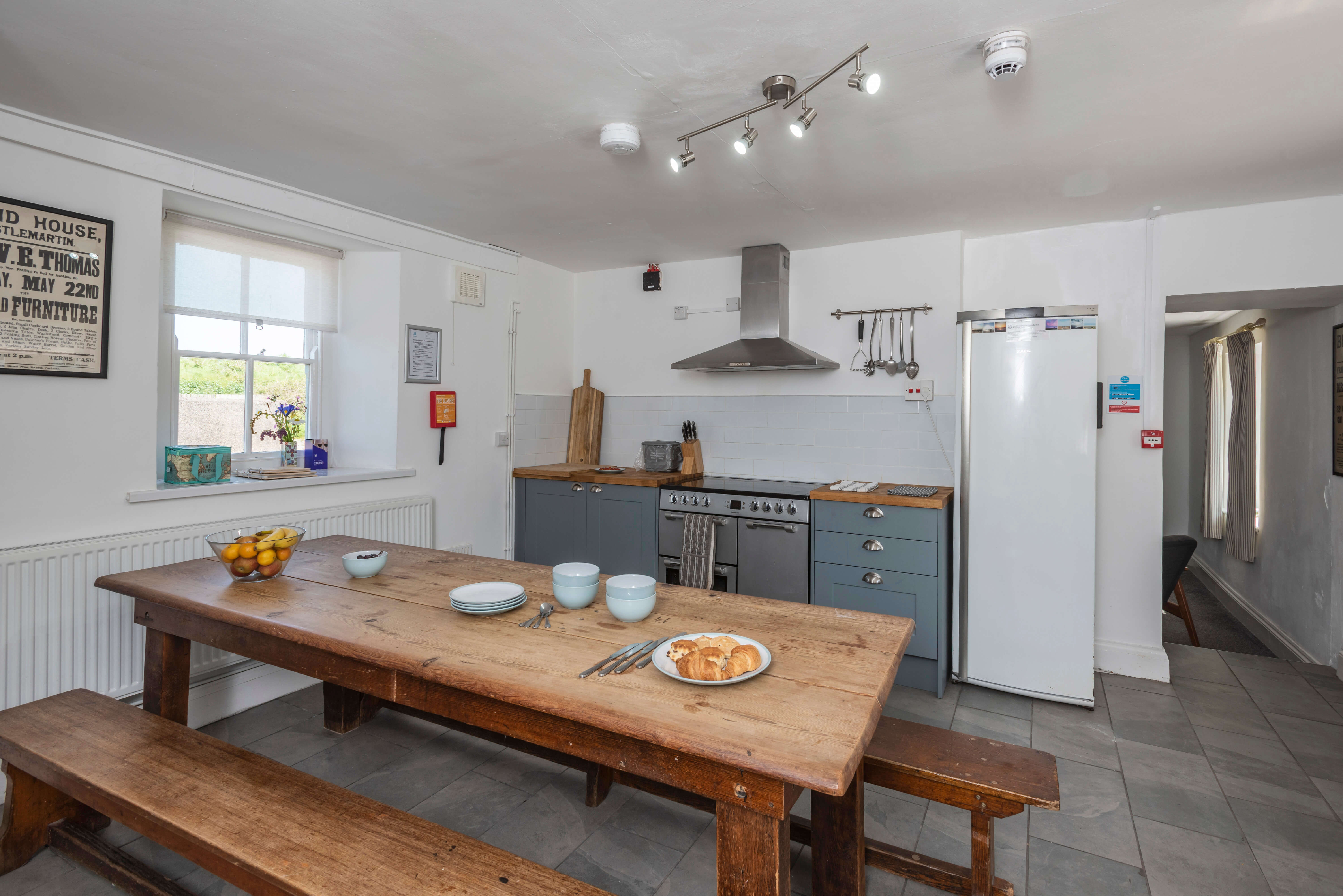 National Trust - Gupton Farm Surf Lodge - large dining space