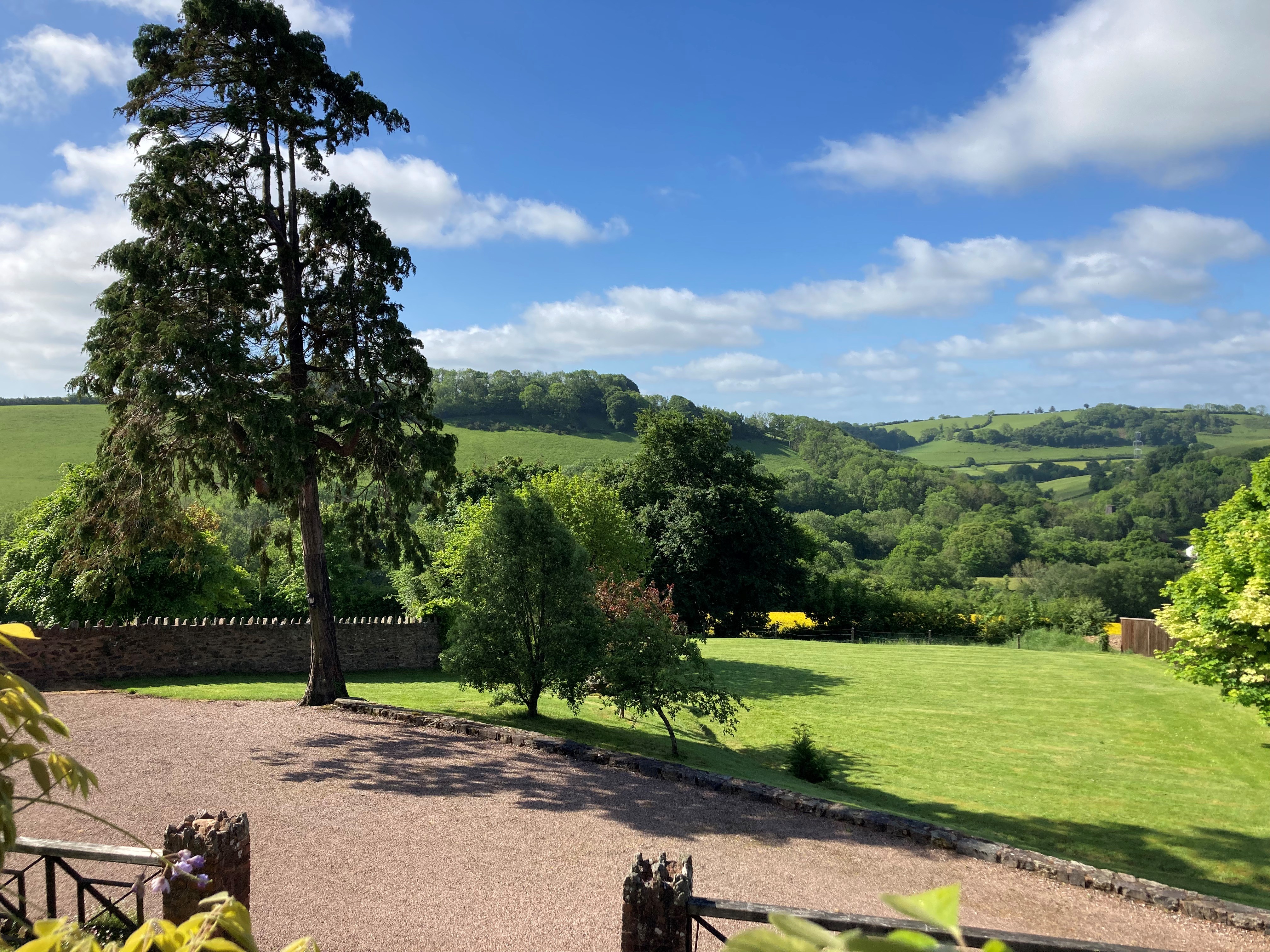 Hurstone House - the gardens with spectacular views