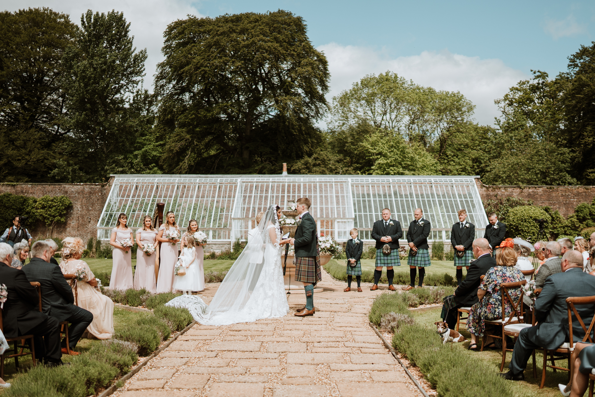 Kames Castle Cottages - a lovely entrance for the bride and groom Image by chicphoto