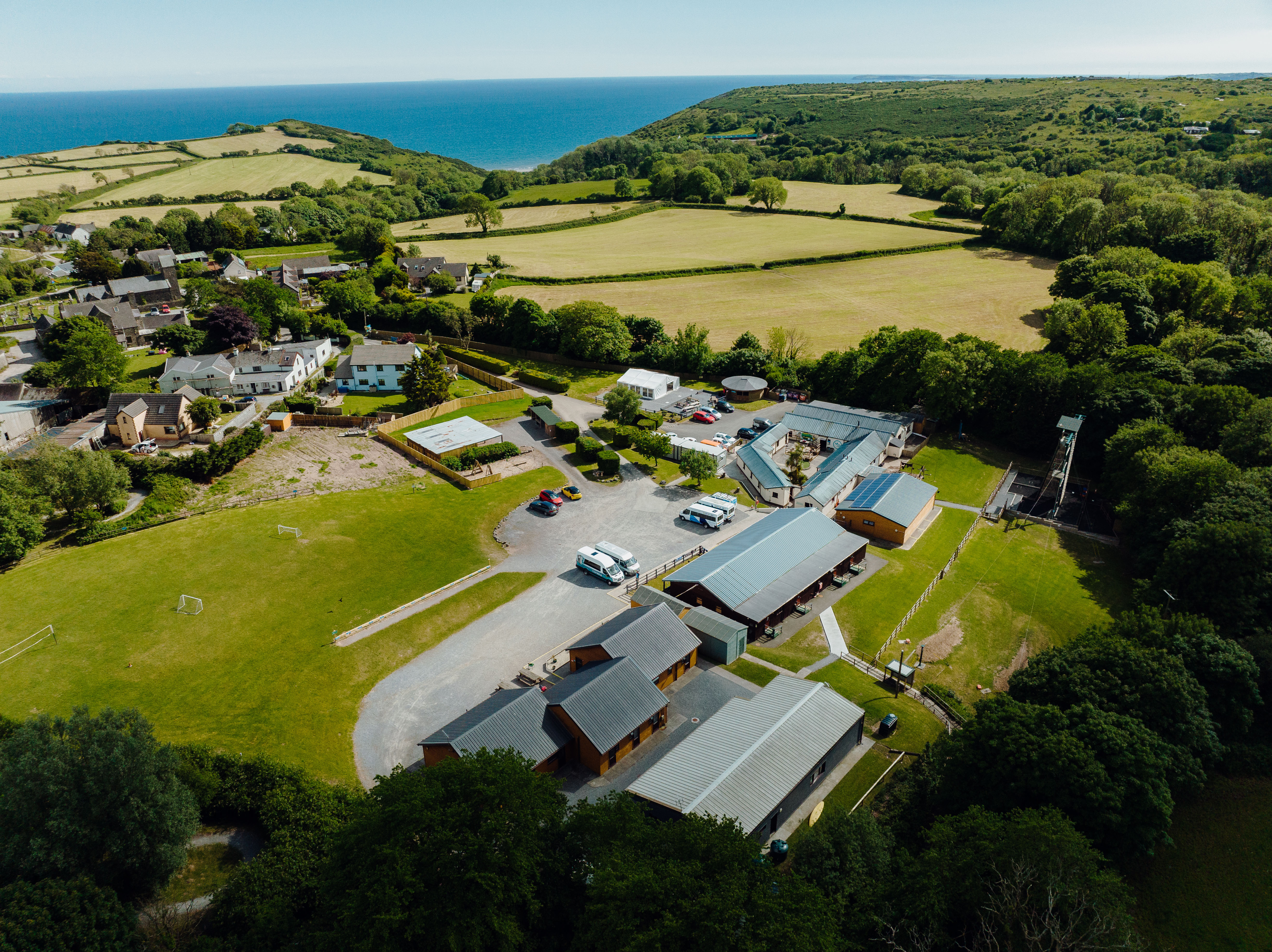 Morfa Bay Adventure - as seen from above