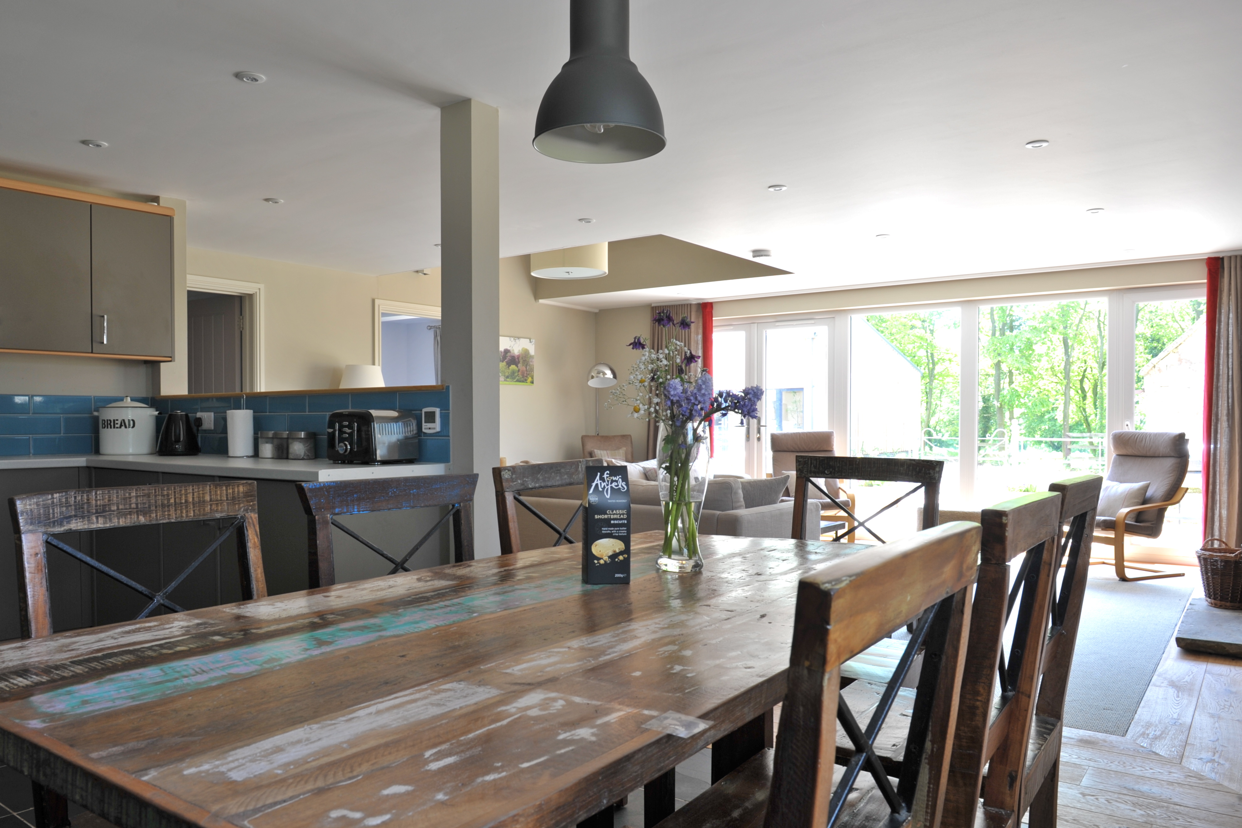 Barns at Notgrove - dining area in Hazelnut