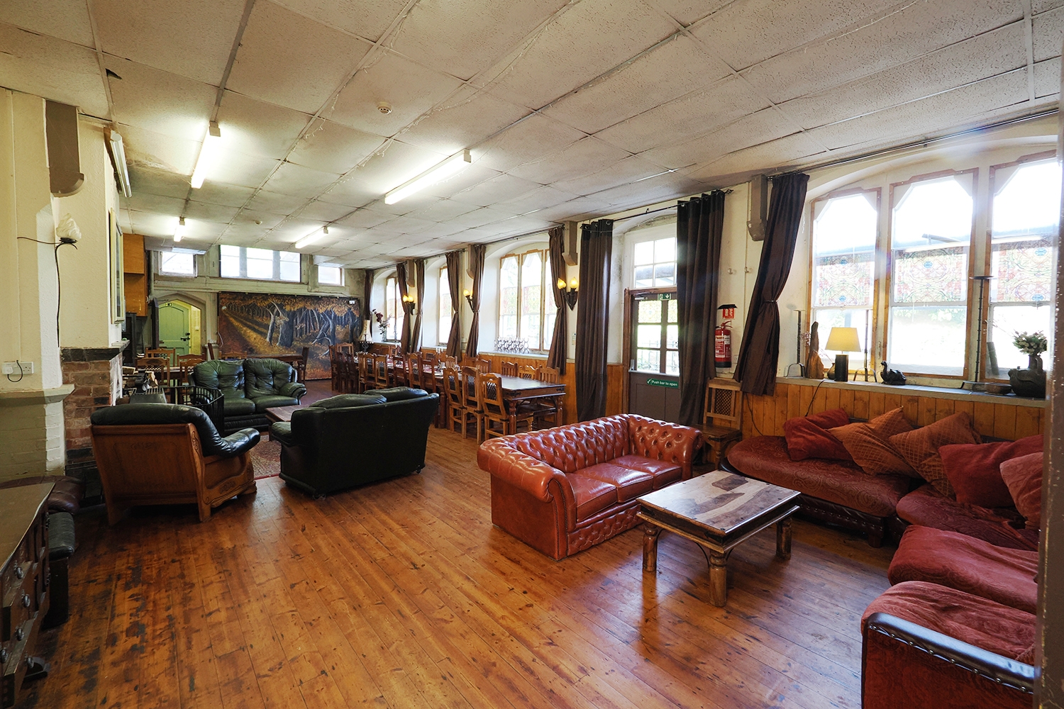 Oakraven Field Centre - seating areas in the main hall