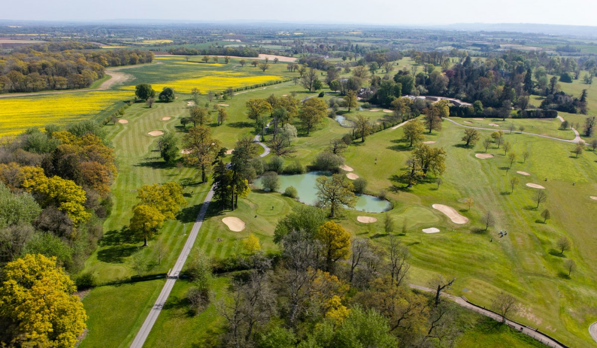 Orchardleigh Castle - the golf course