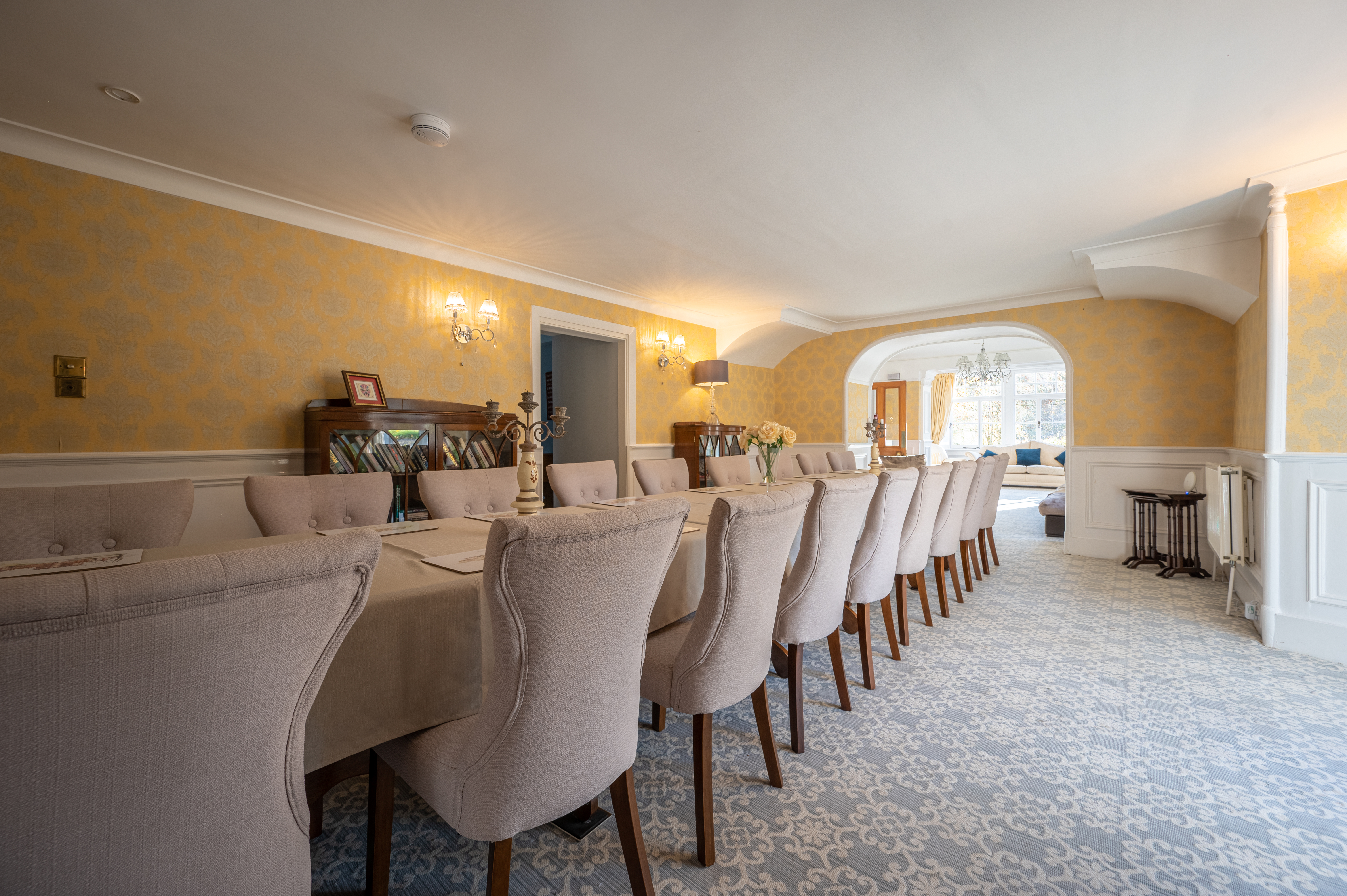 Polmaily House - formal dining for up to 26 guests