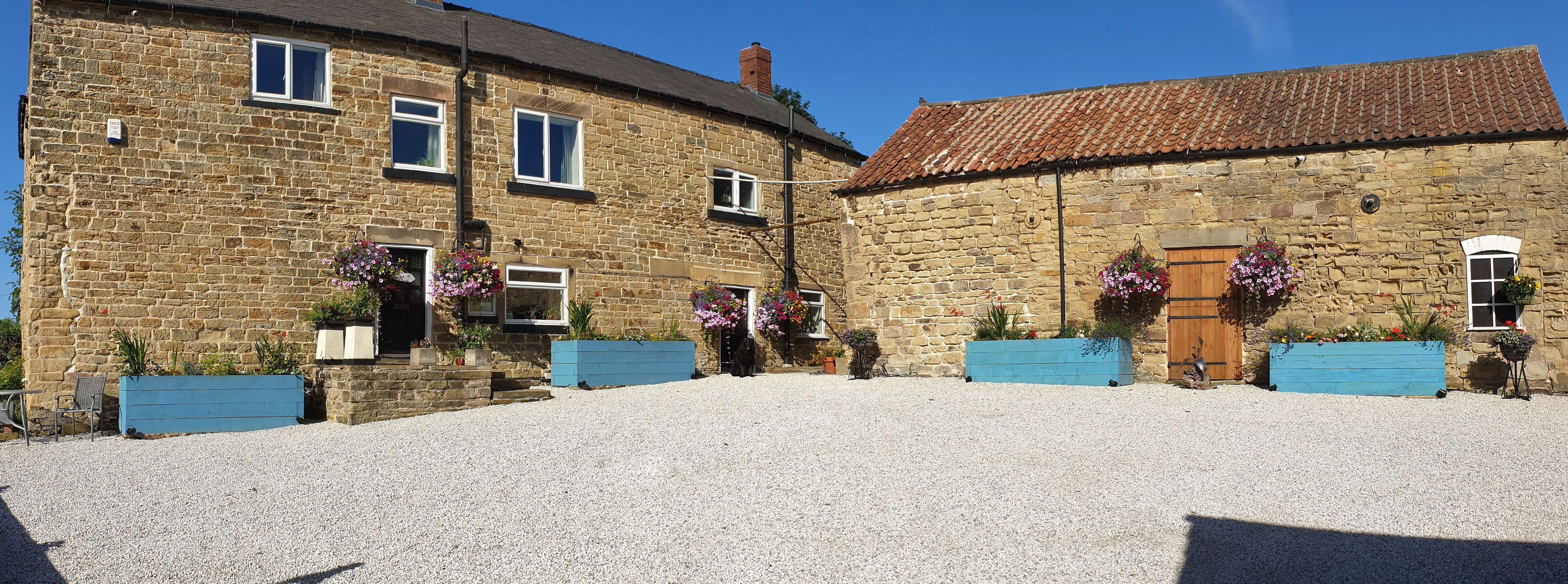 Raven House Farm courtyard