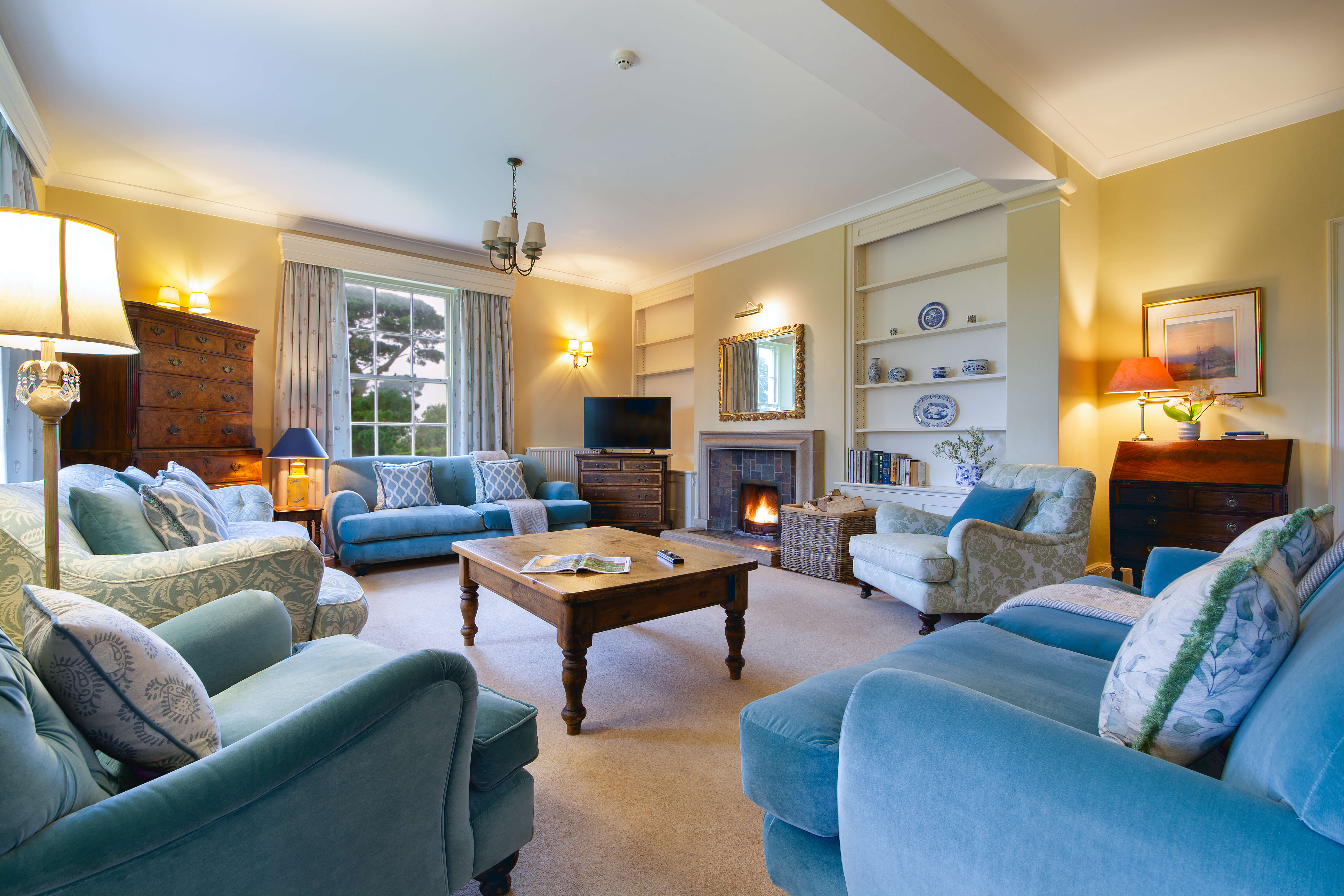 National Trust - Higher Brownstone Farm - sitting room