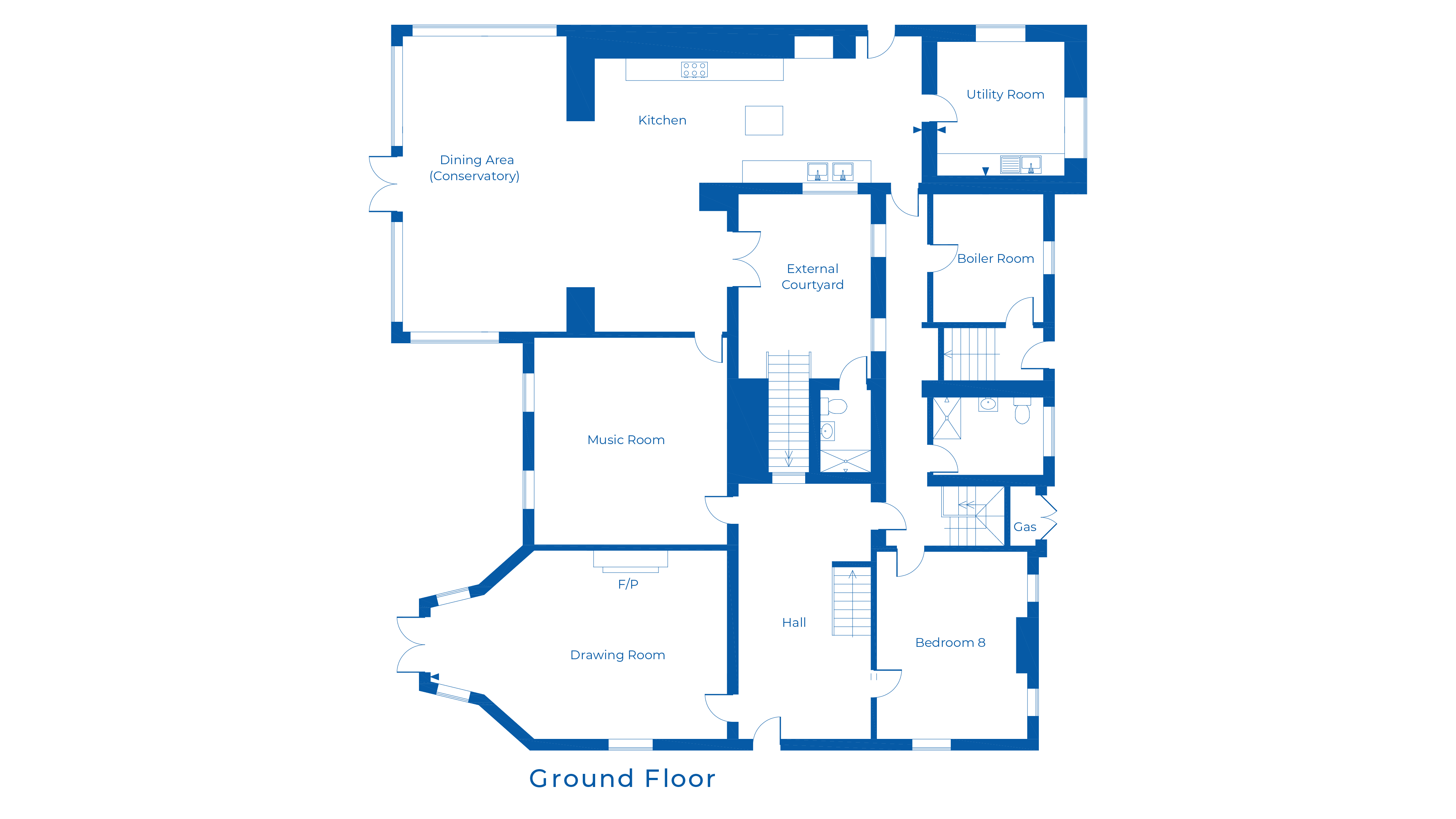 The Old Rectory, Caersws - ground floor