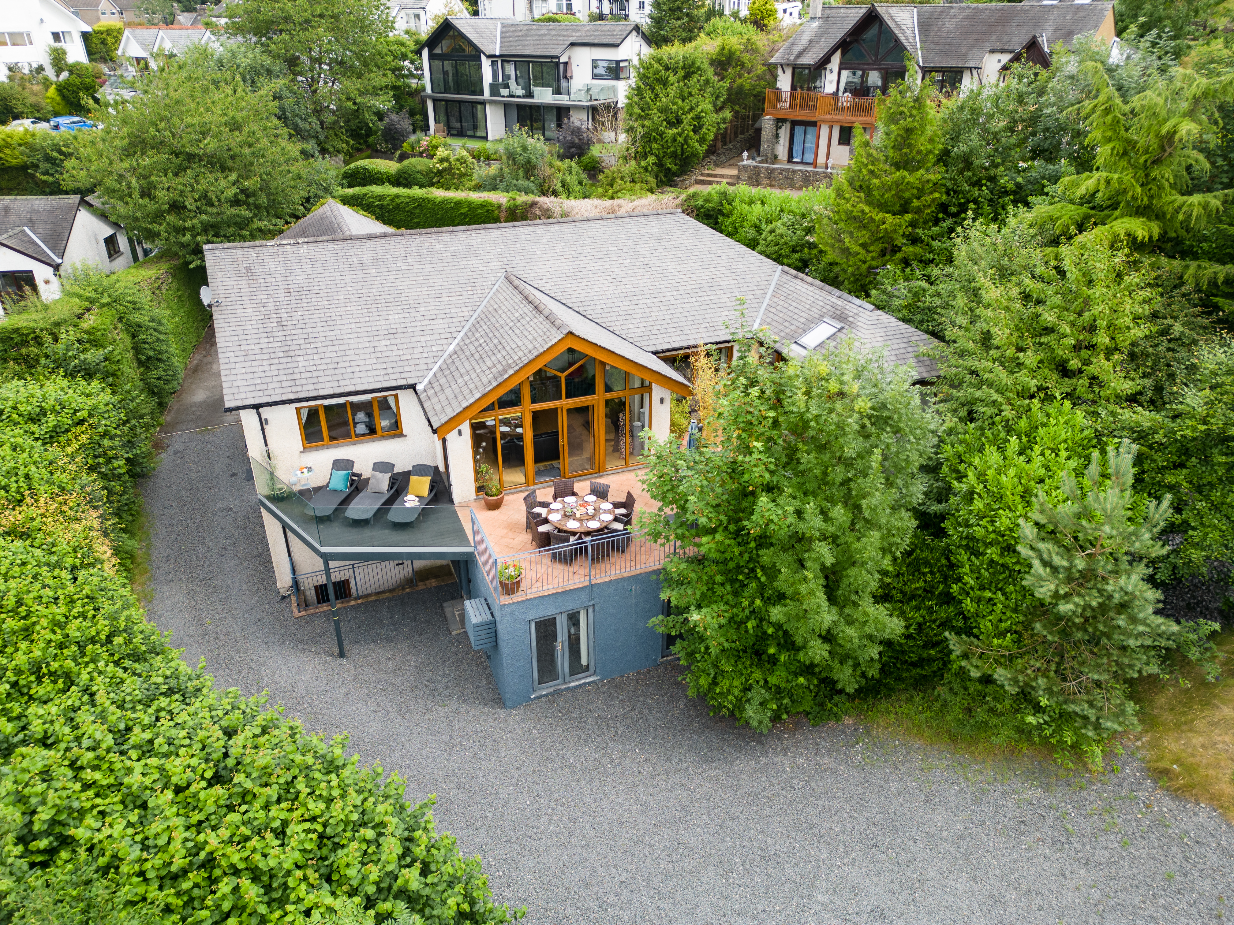 View from Within - aerial view showing the balcony terrace