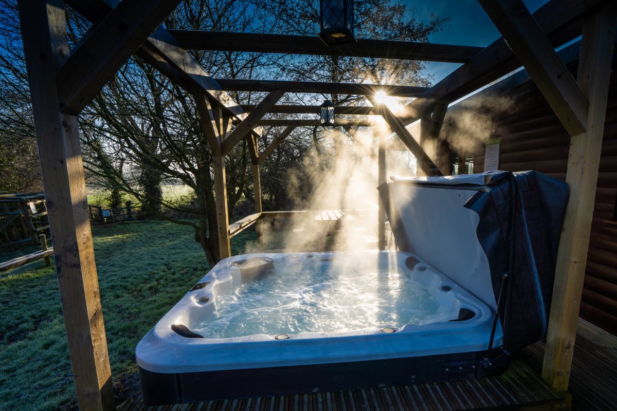 Wall Eden Farm Holidays - Some of our lodge have exclusive hot tubs