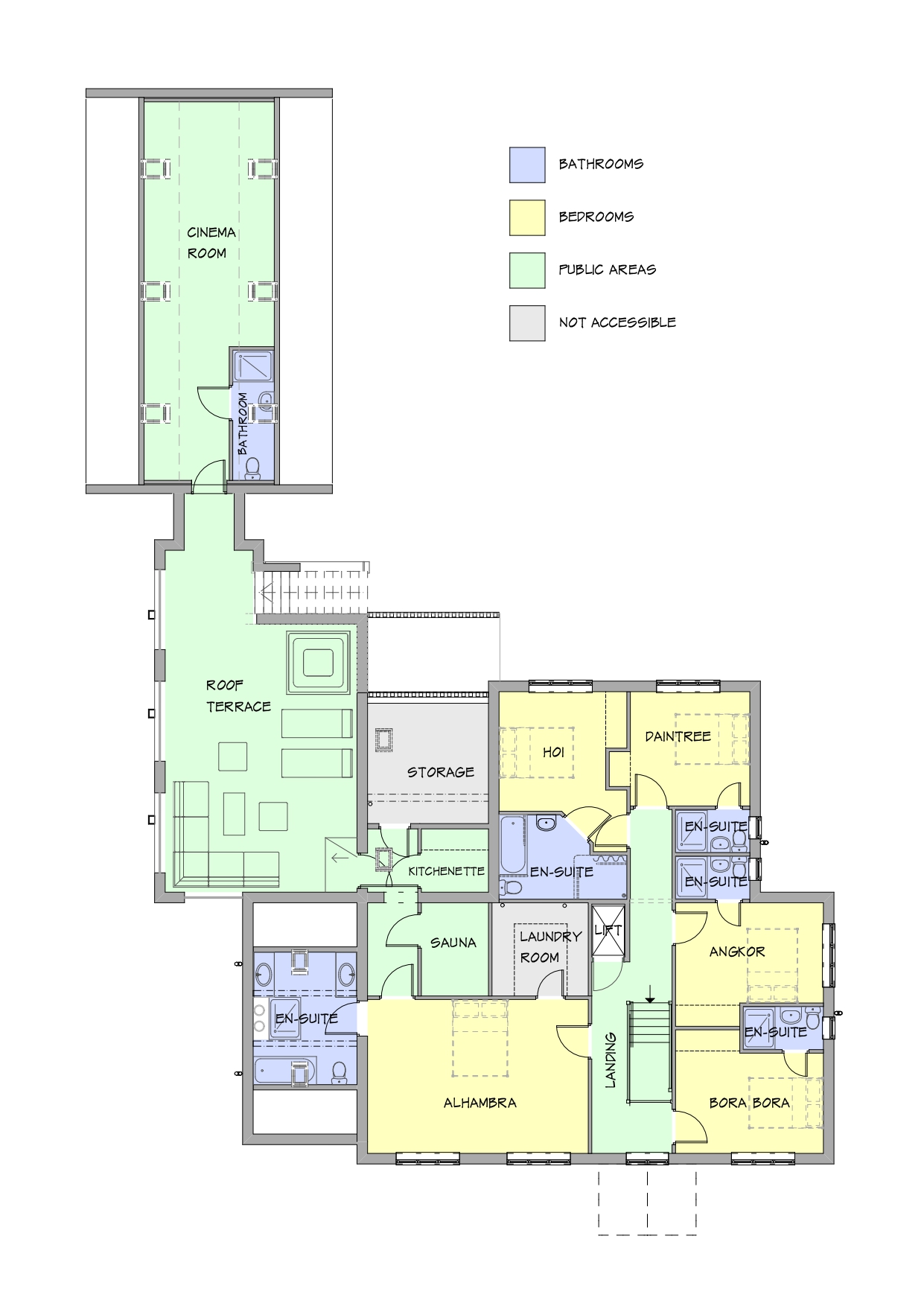 West Acre - first floor plan