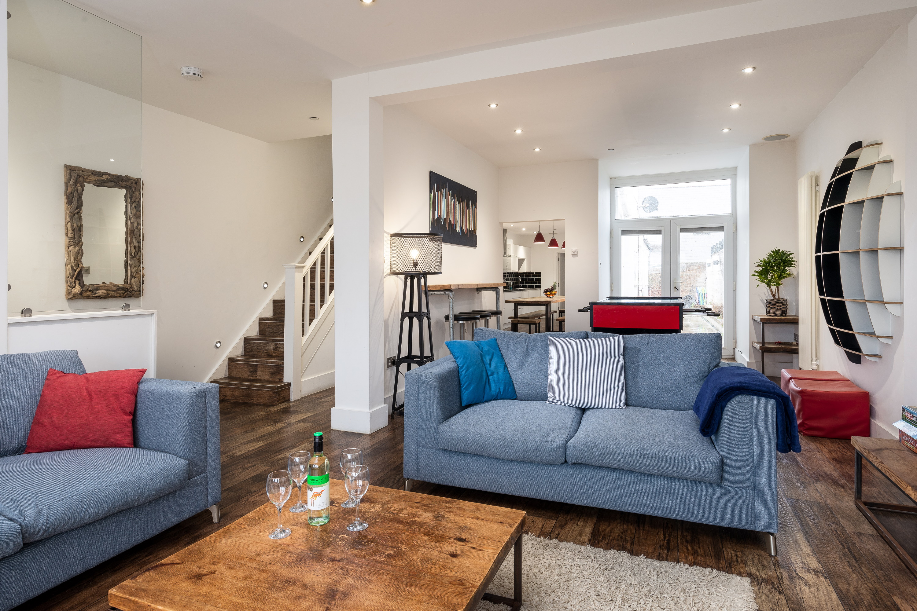 Big Cottage At Fistral - sitting room looking through to games area