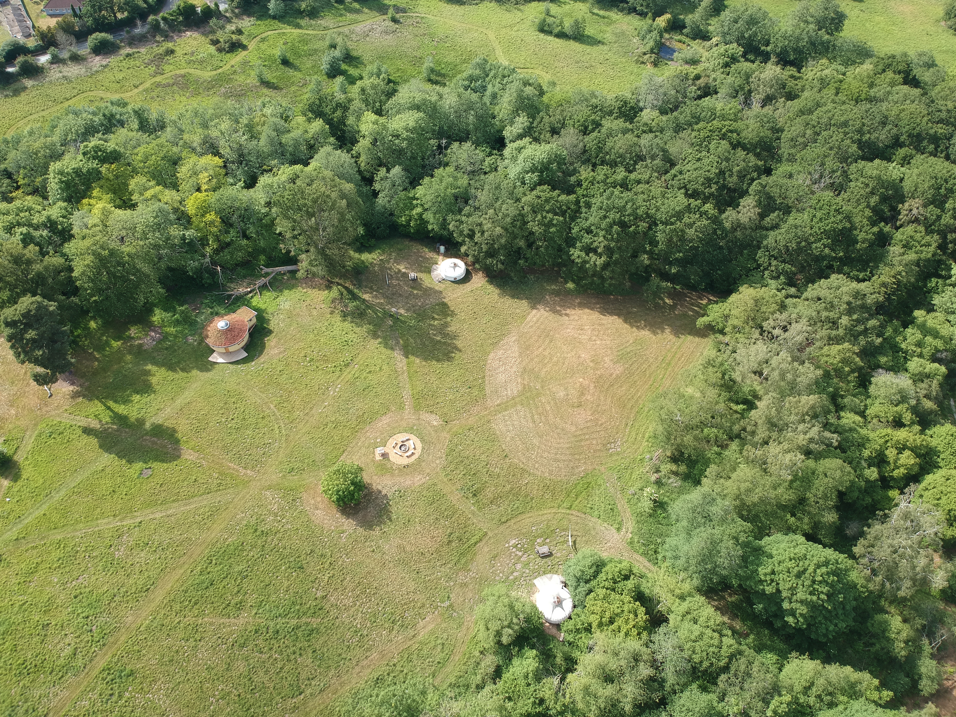 Round the Woods - as seen from above