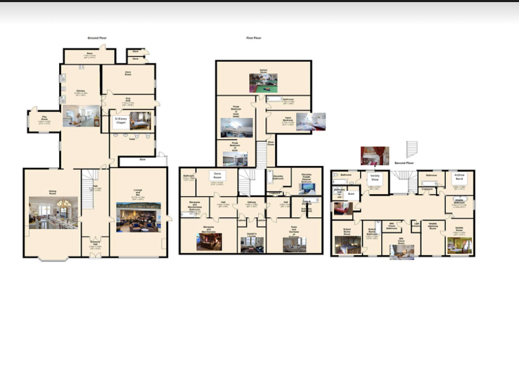 St Blane's - whole house floor plan