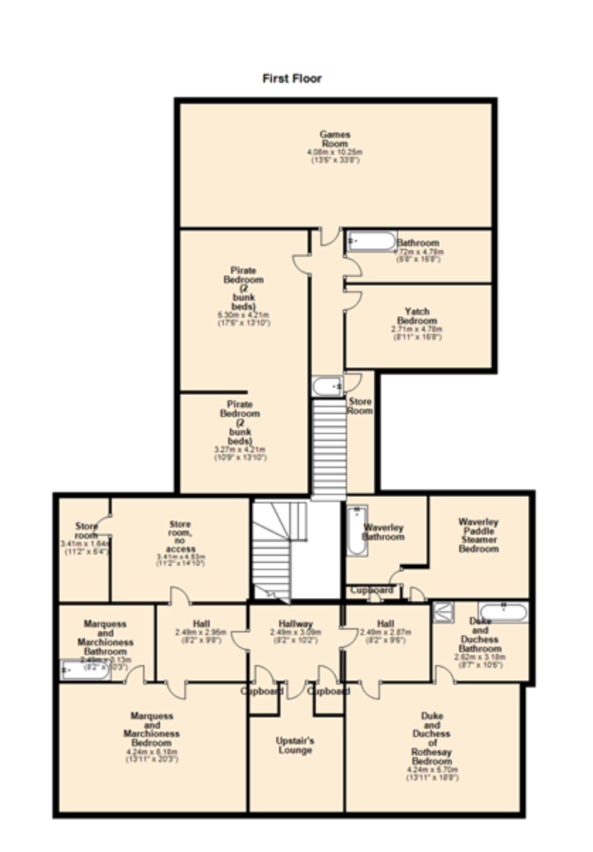 St Blane's - 1st floor plan