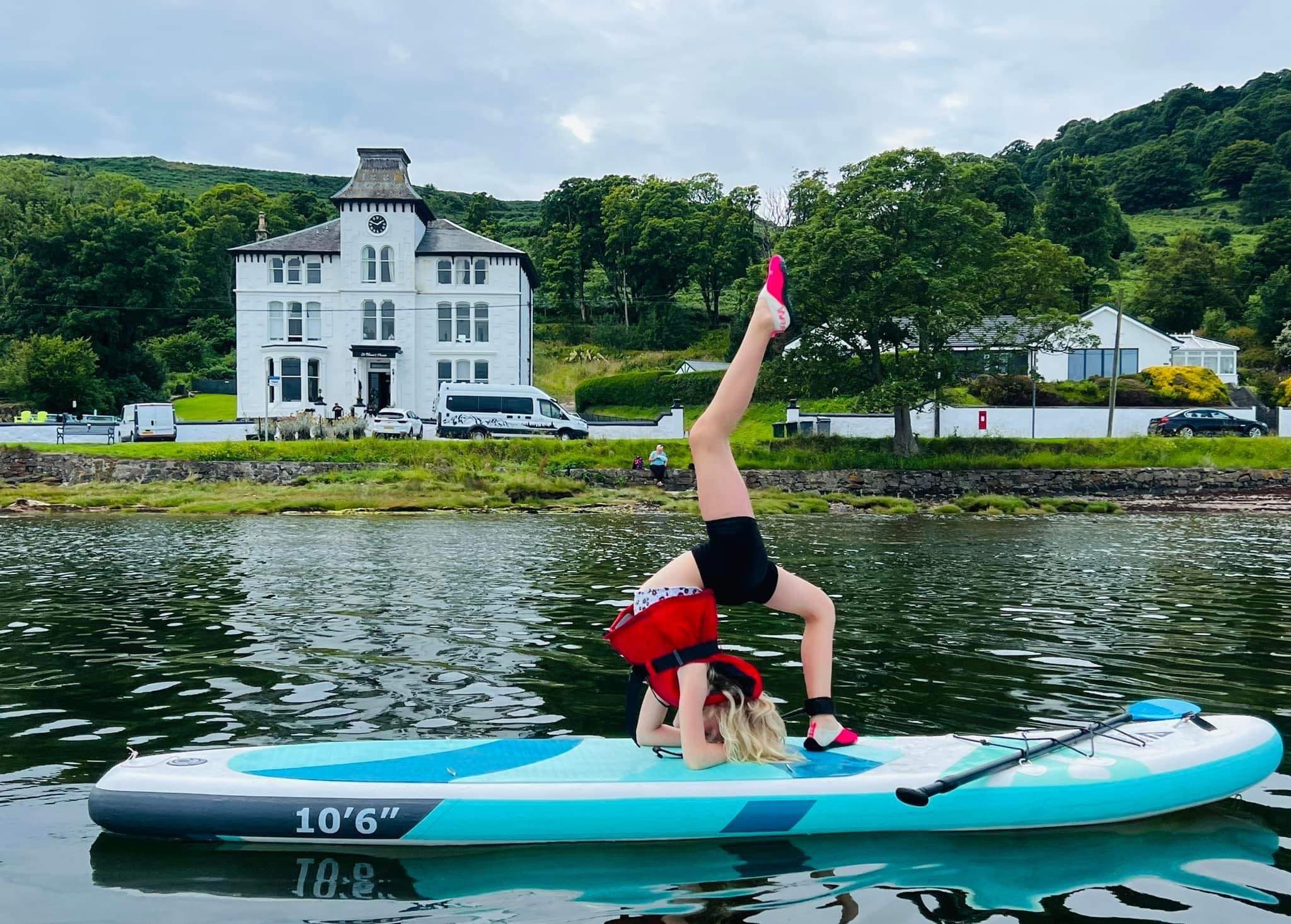 St Blane's - show your moves paddle boarding close to the holiday house