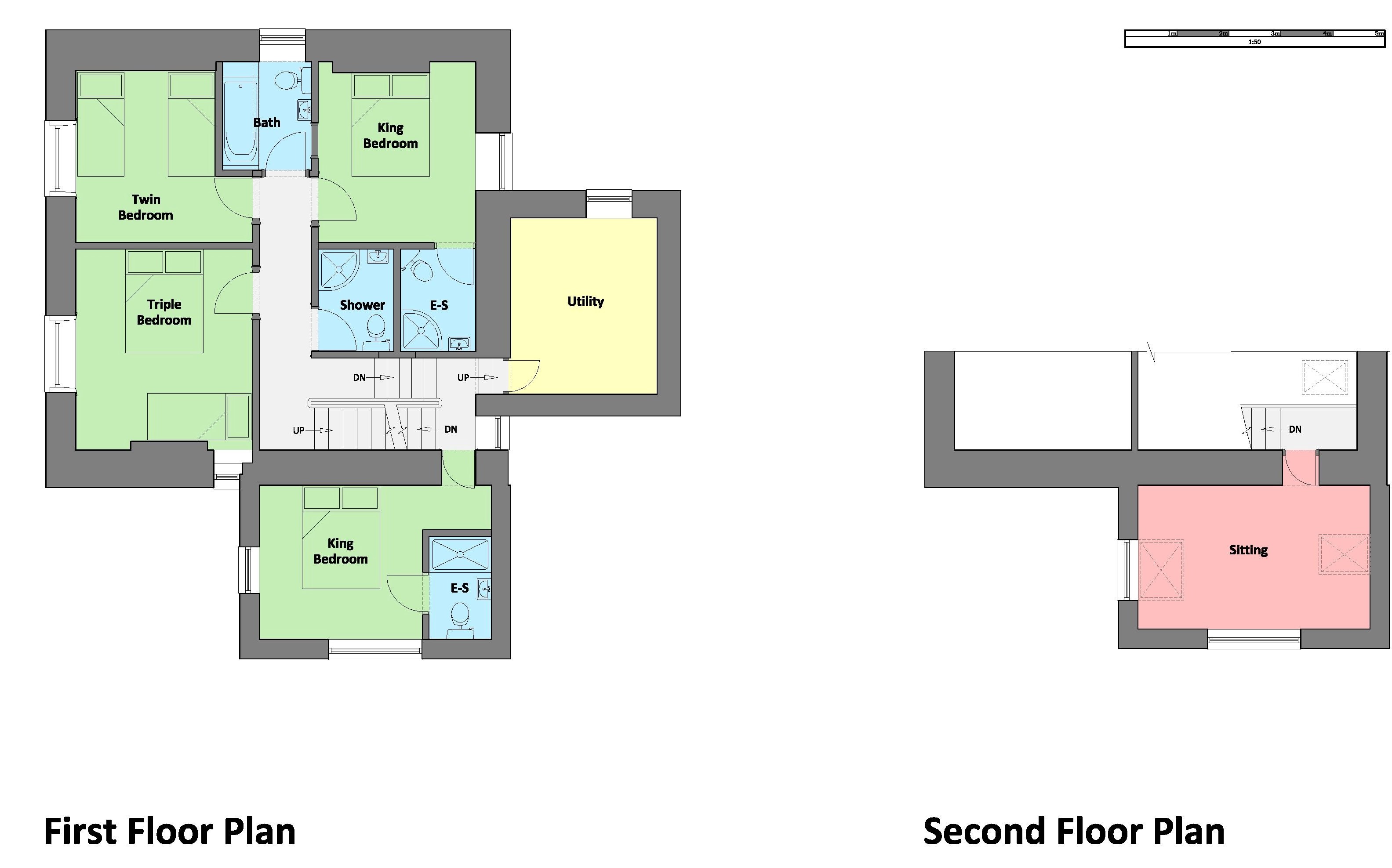 Rhydwenfa - first floor plan
