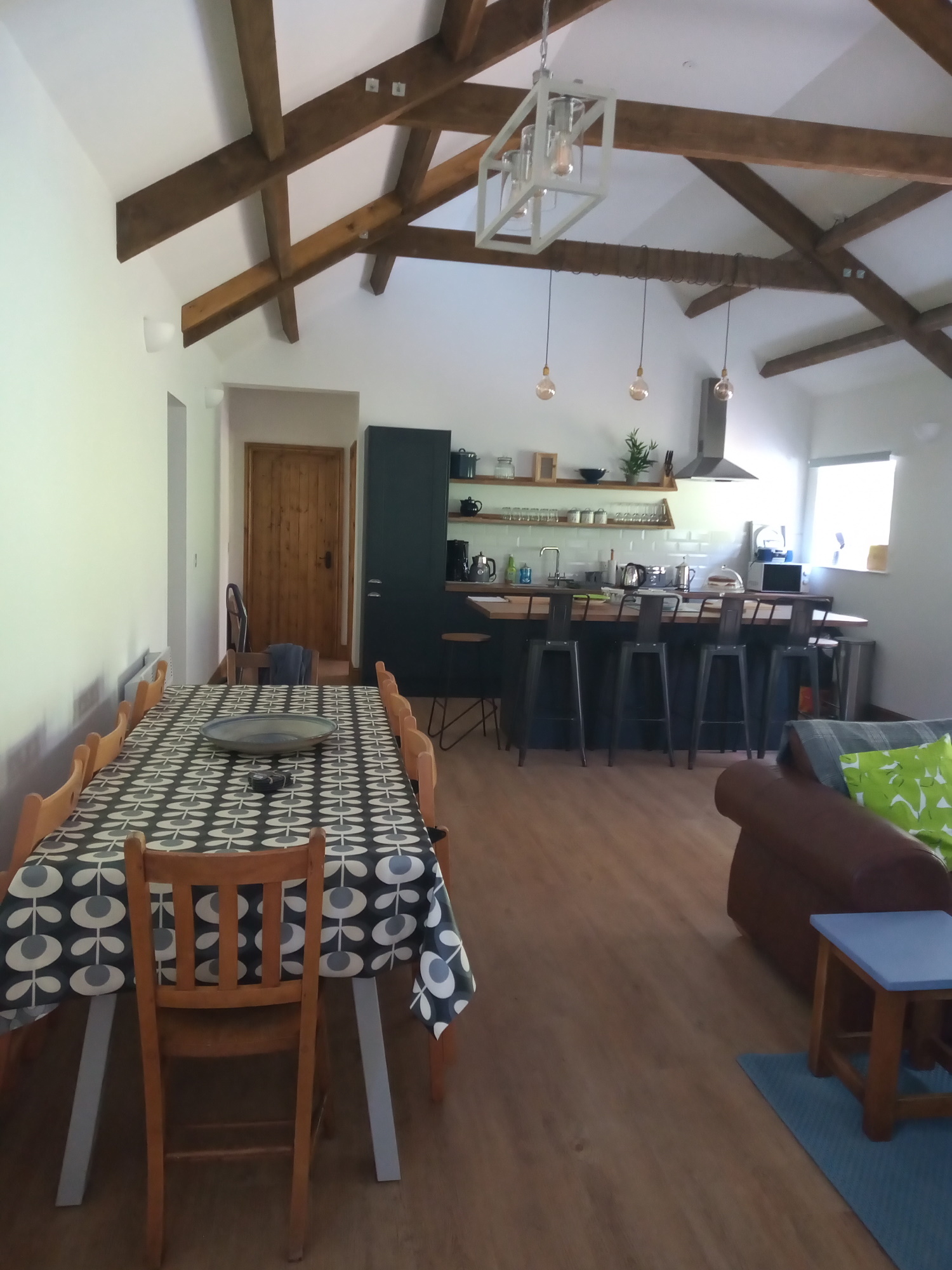 Vineyard Barns Gower - Dairy inside dining for 10 guests