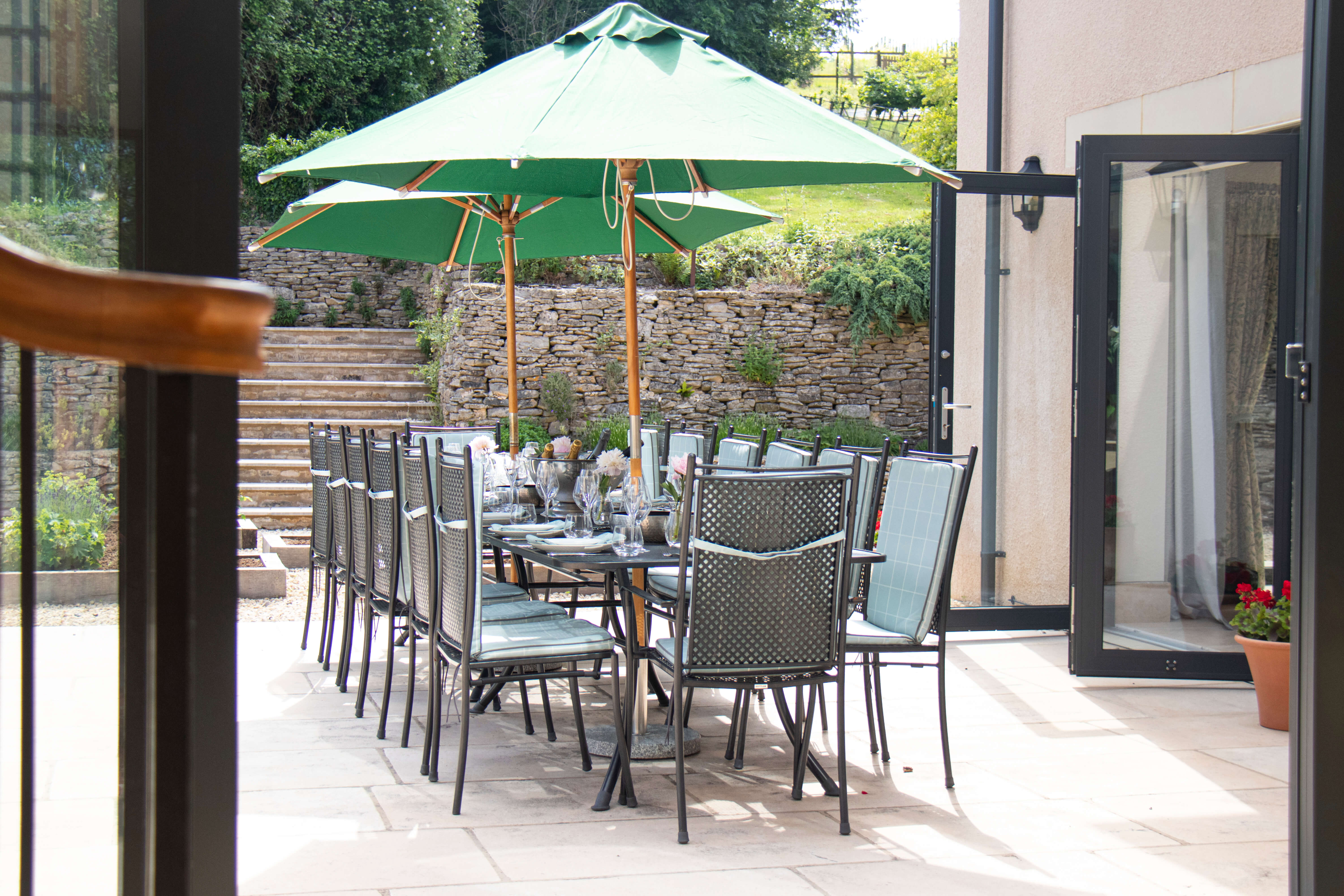 Woodchester Valley House - a lovely spot to share a meal together after a long day's work