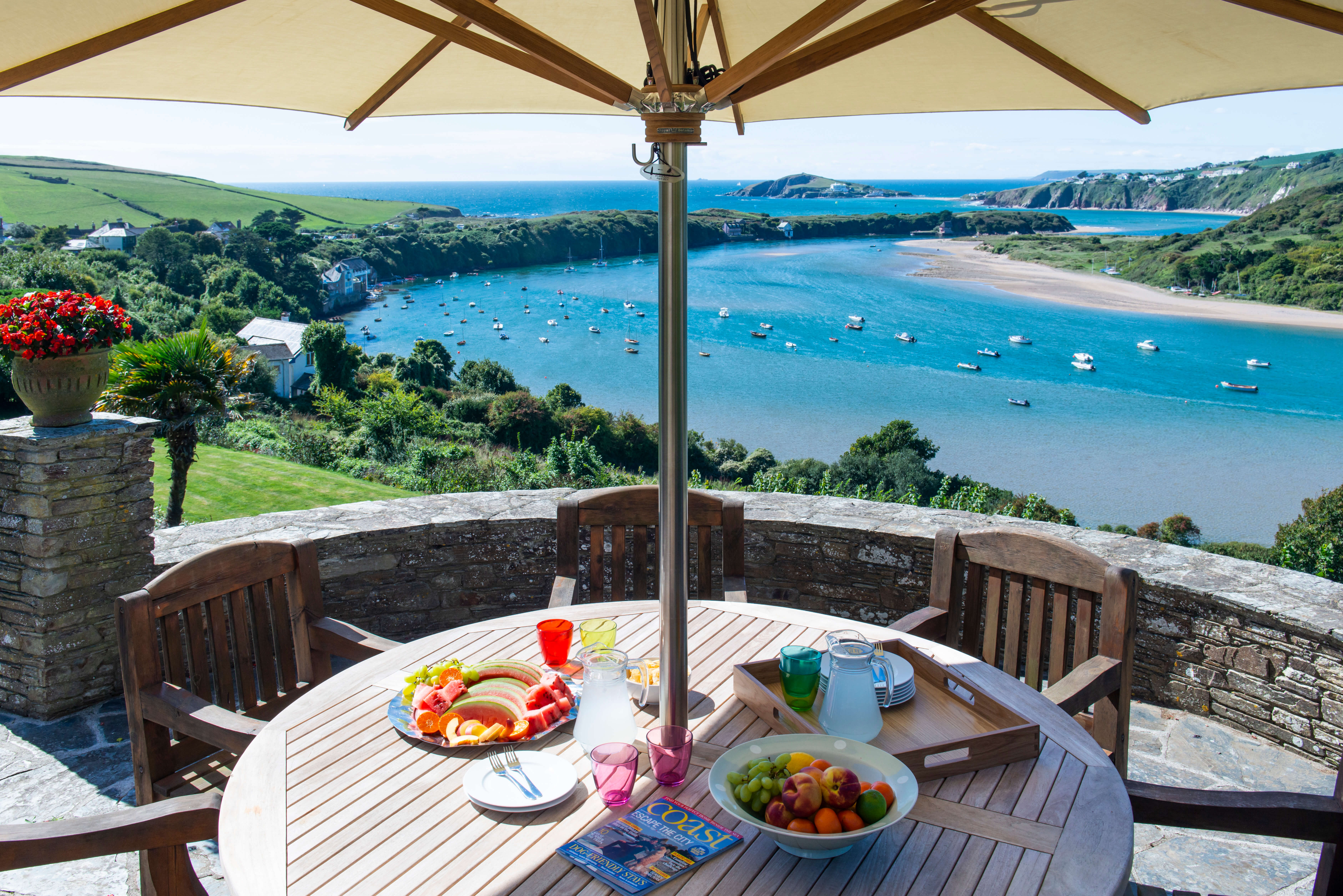 Longfield - looking out over Bantham