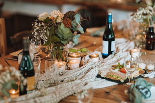 Badgers Holt - enjoy a wedding feast in one of two venue spaces