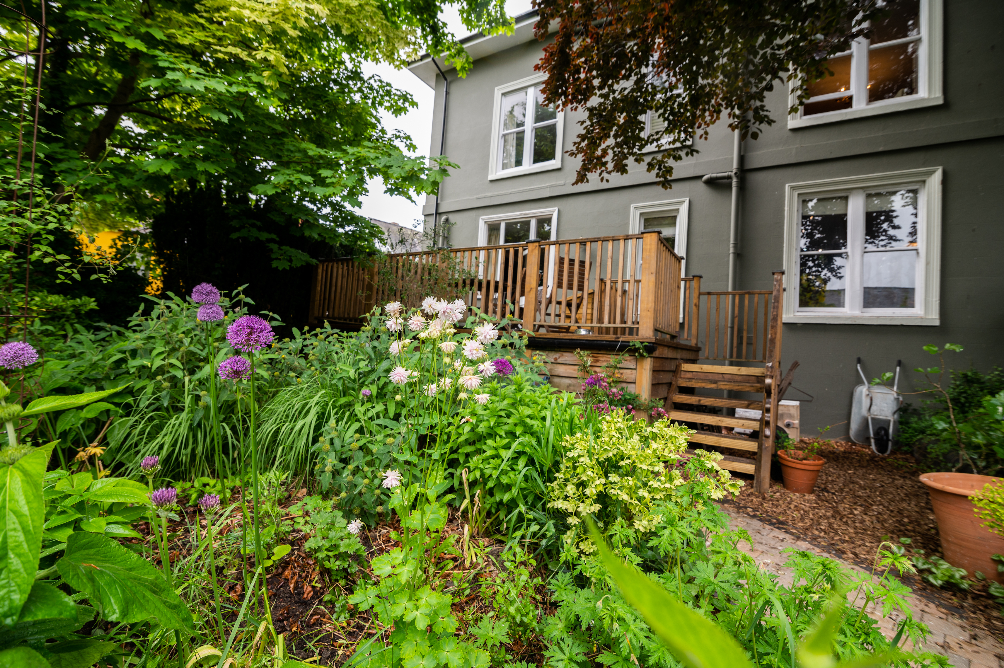 Bank House Shropshire – south facing garden terrace