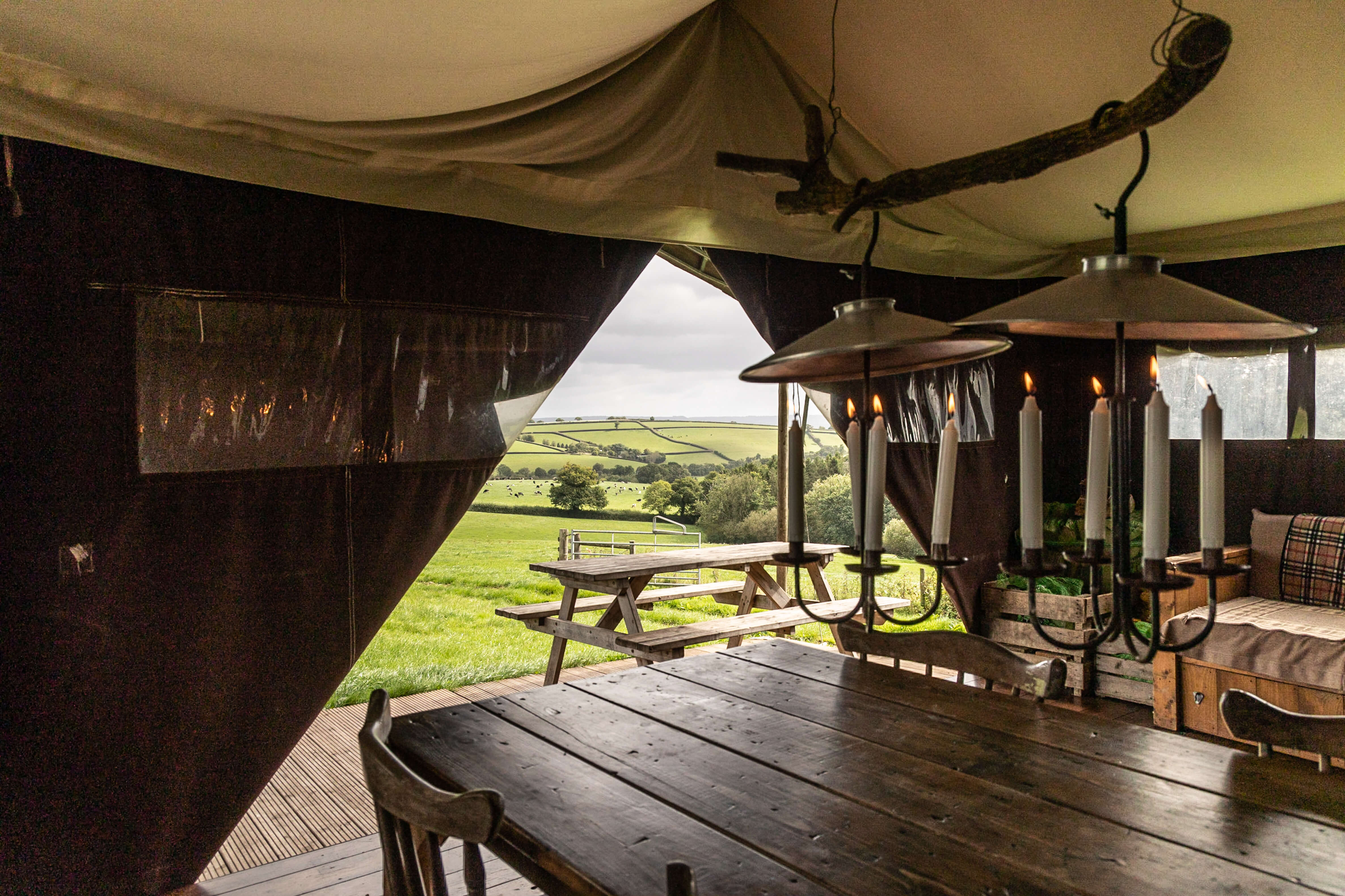 Billingsmoor Farm - stunning views over rolling countryside
