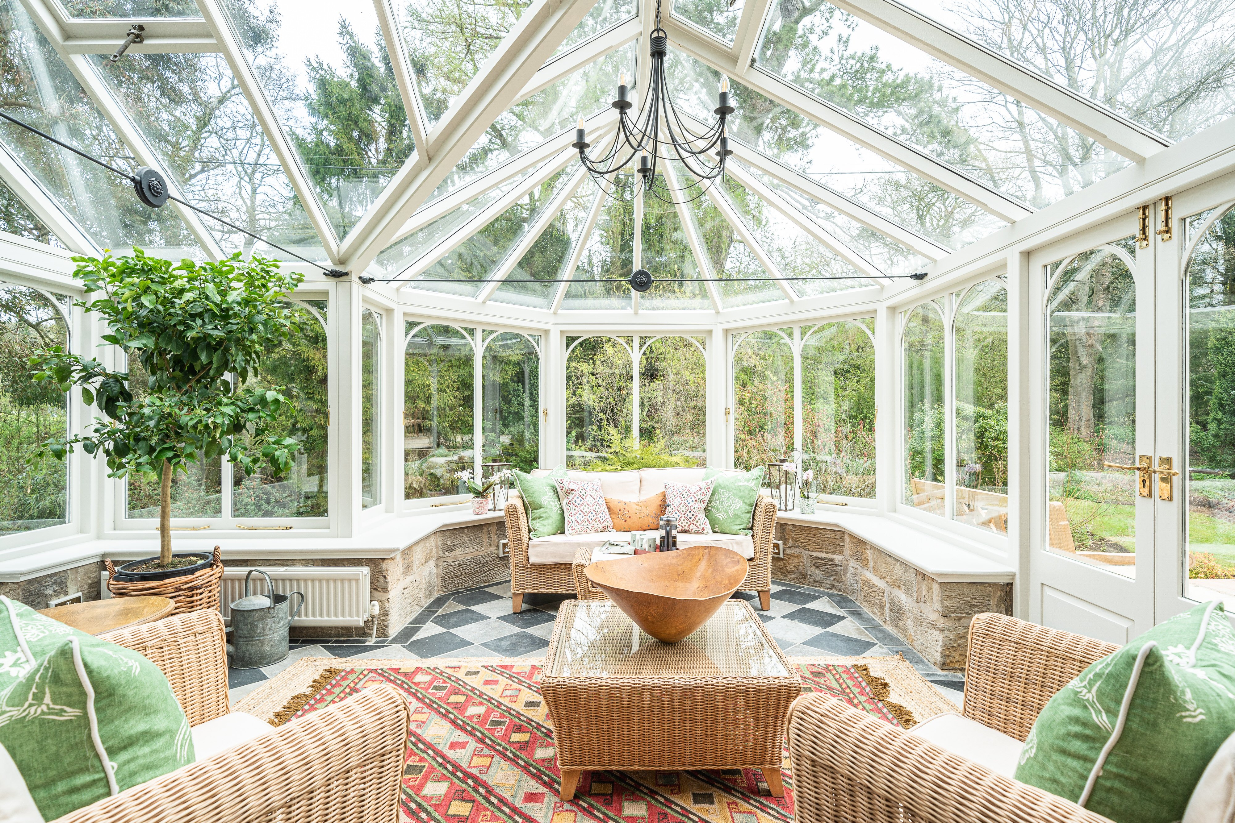 Old Vicarage Farndale - light filled conservatory