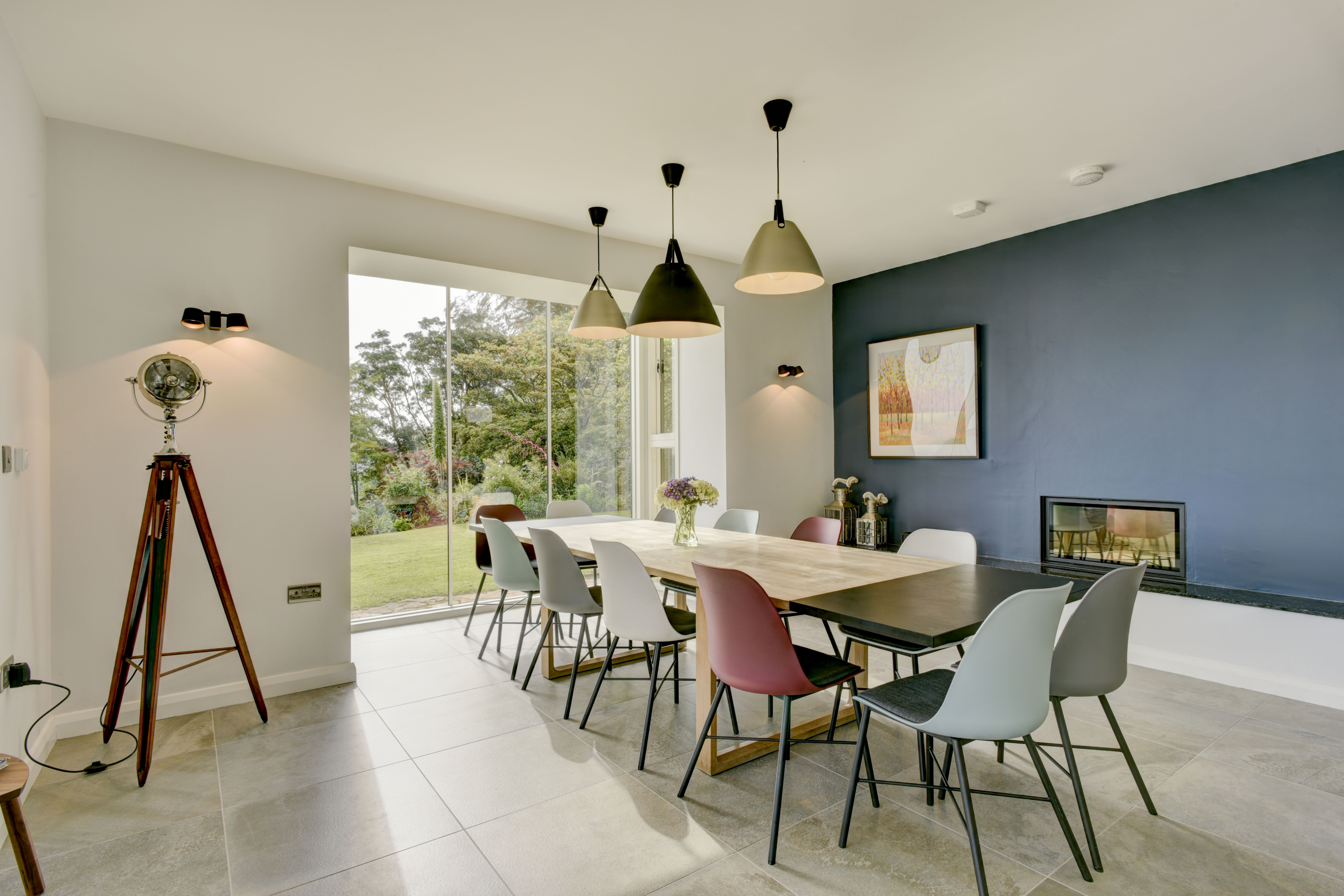 Owlscombe – inside dining for 12 with pretty garden views