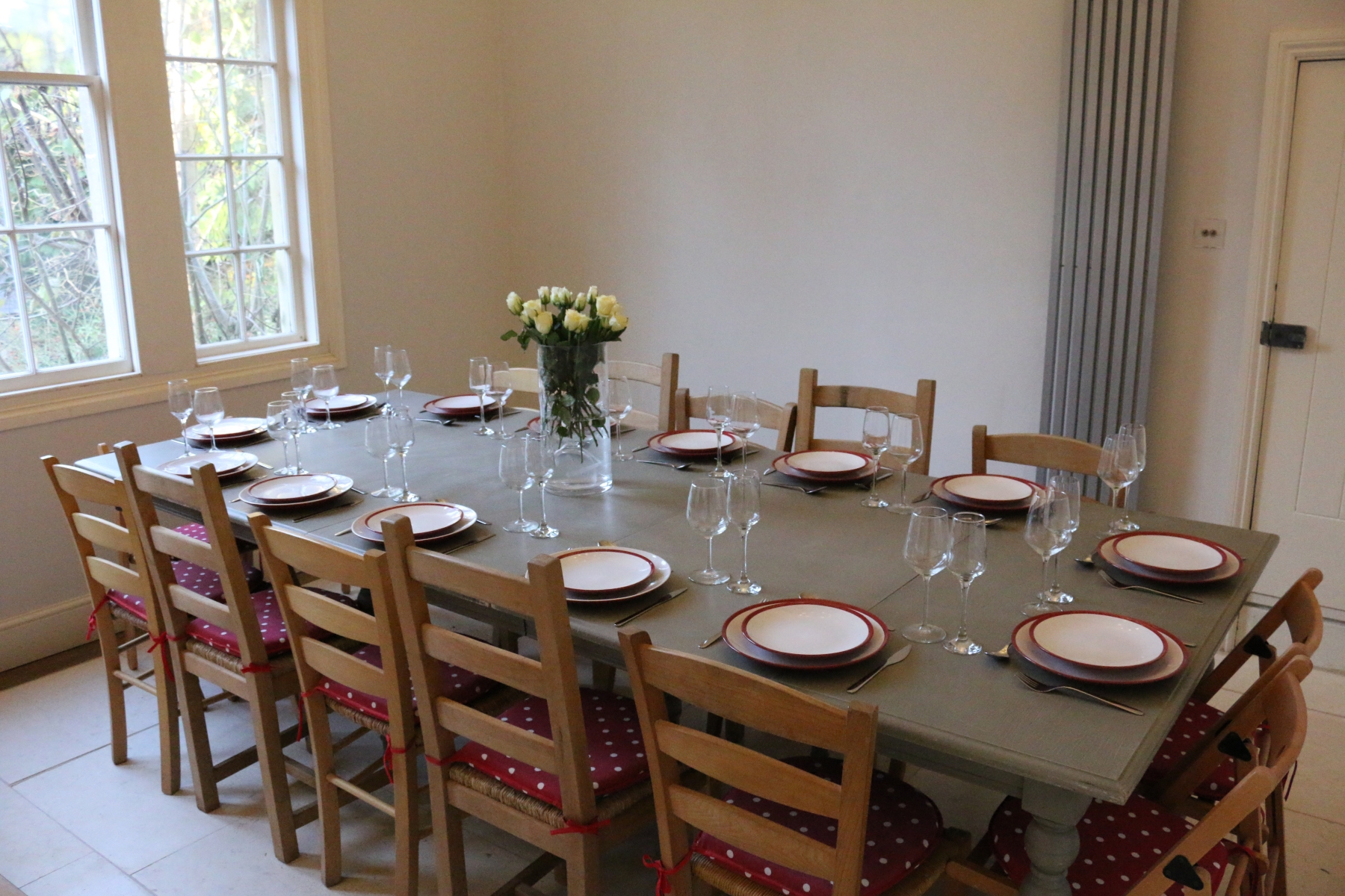 School Rooms Estate - long sociable dining table