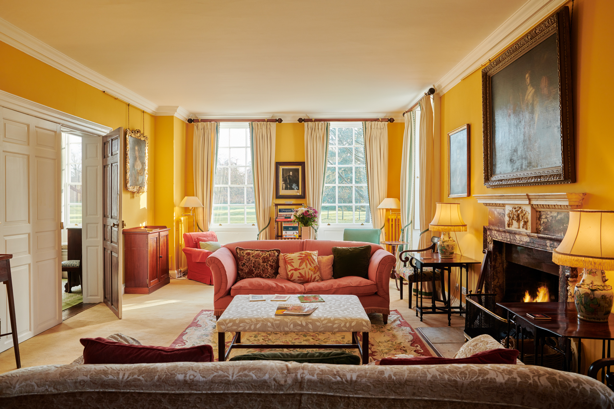 Blyth Hall - stunning soft furnishings and use of colour