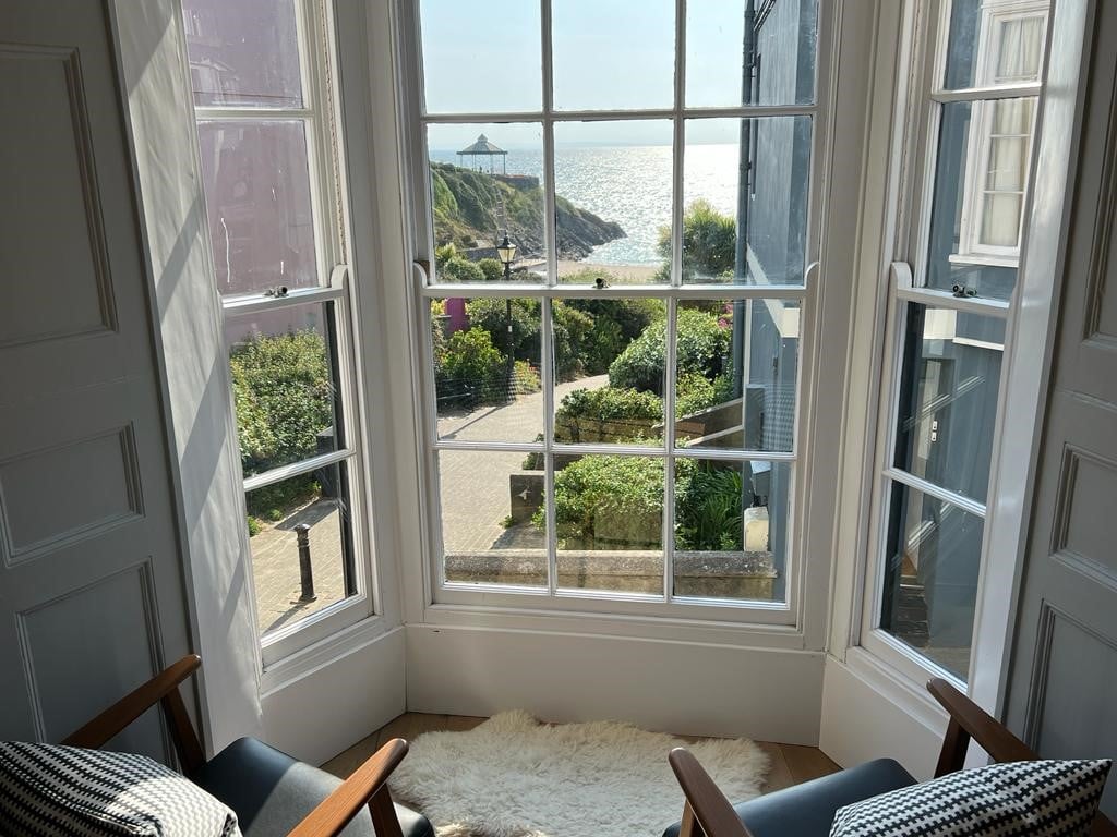 Windermere House Tenby - stunning views from the house towards the beach