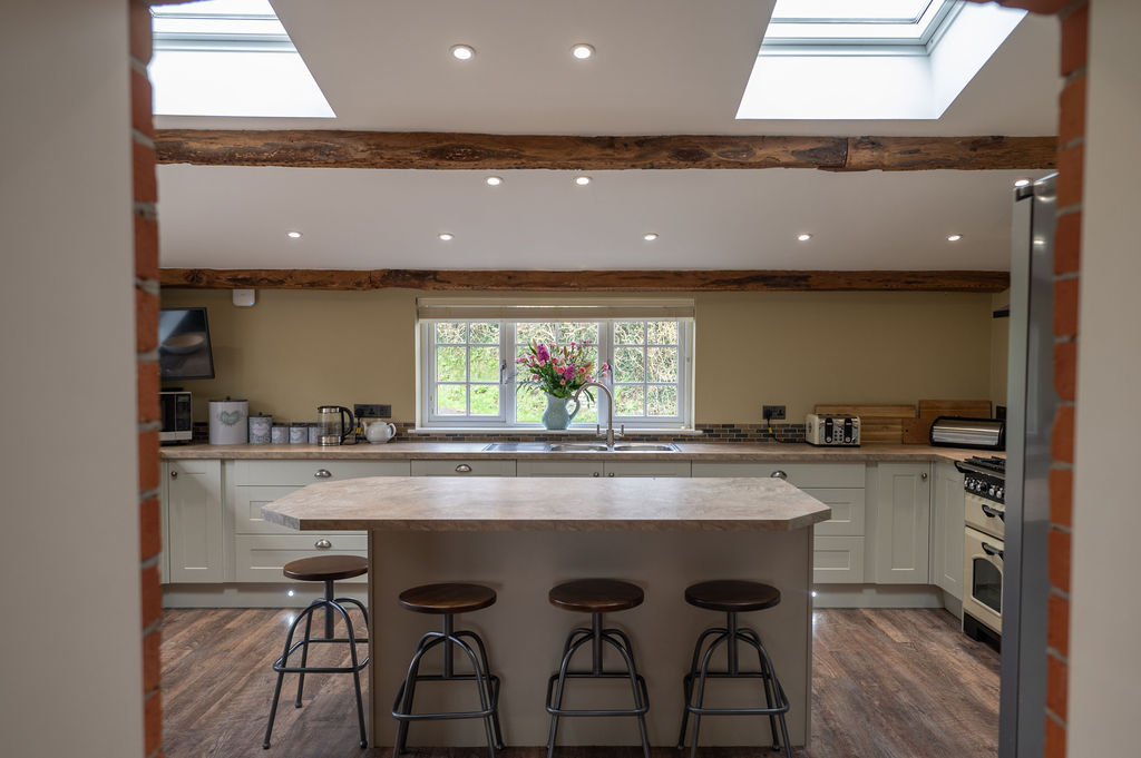 Lower Larkworthy Farmhouse kitchen island