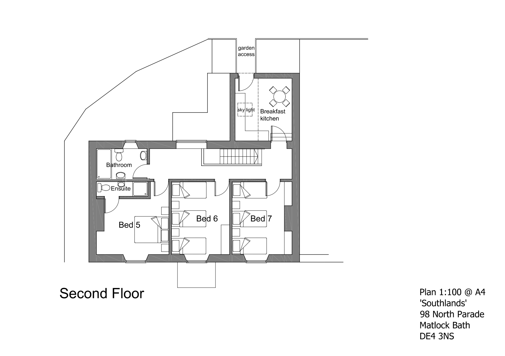 98 Fountain Villas second floor plan