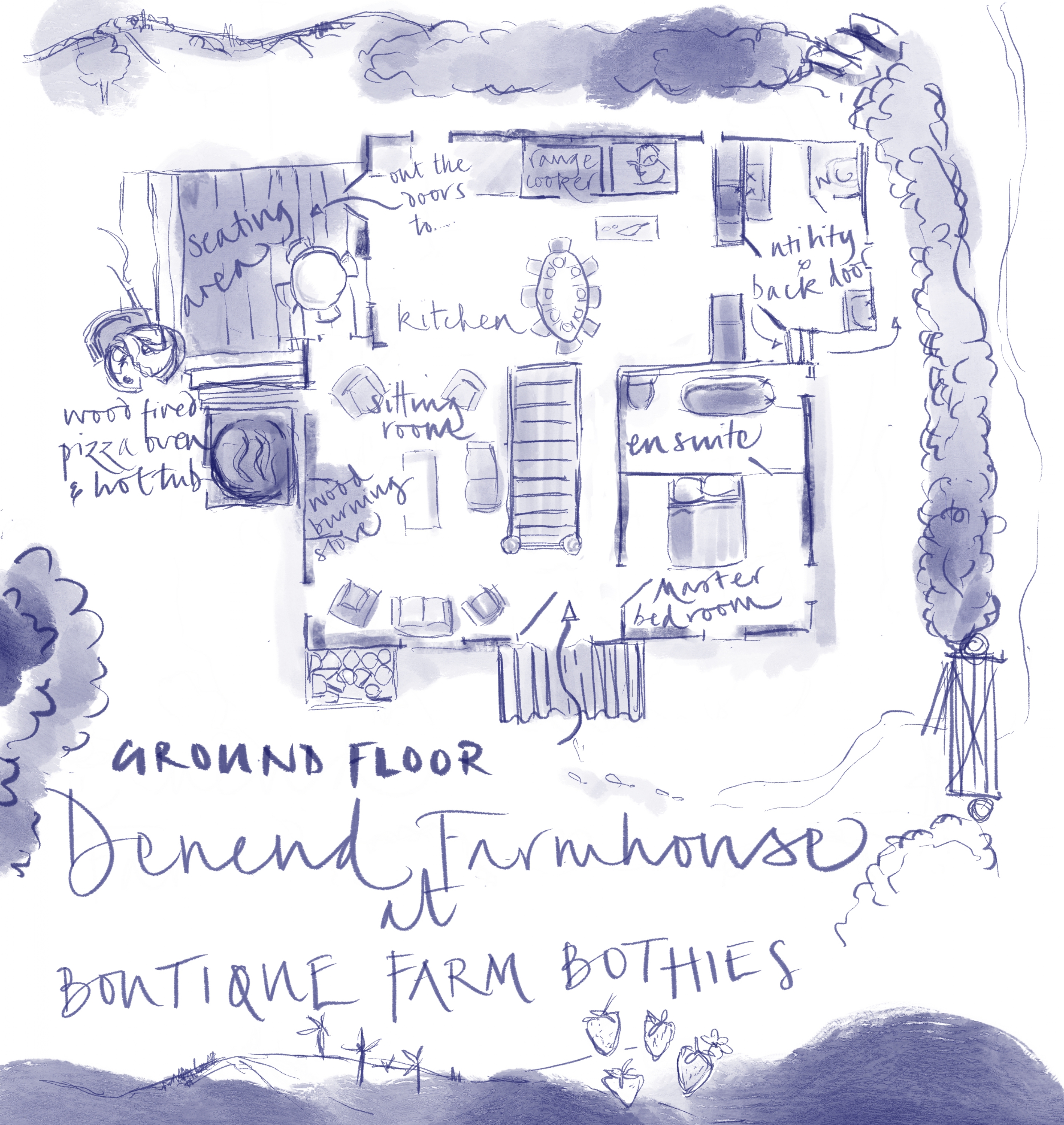 Denend Farmhouse ground floor