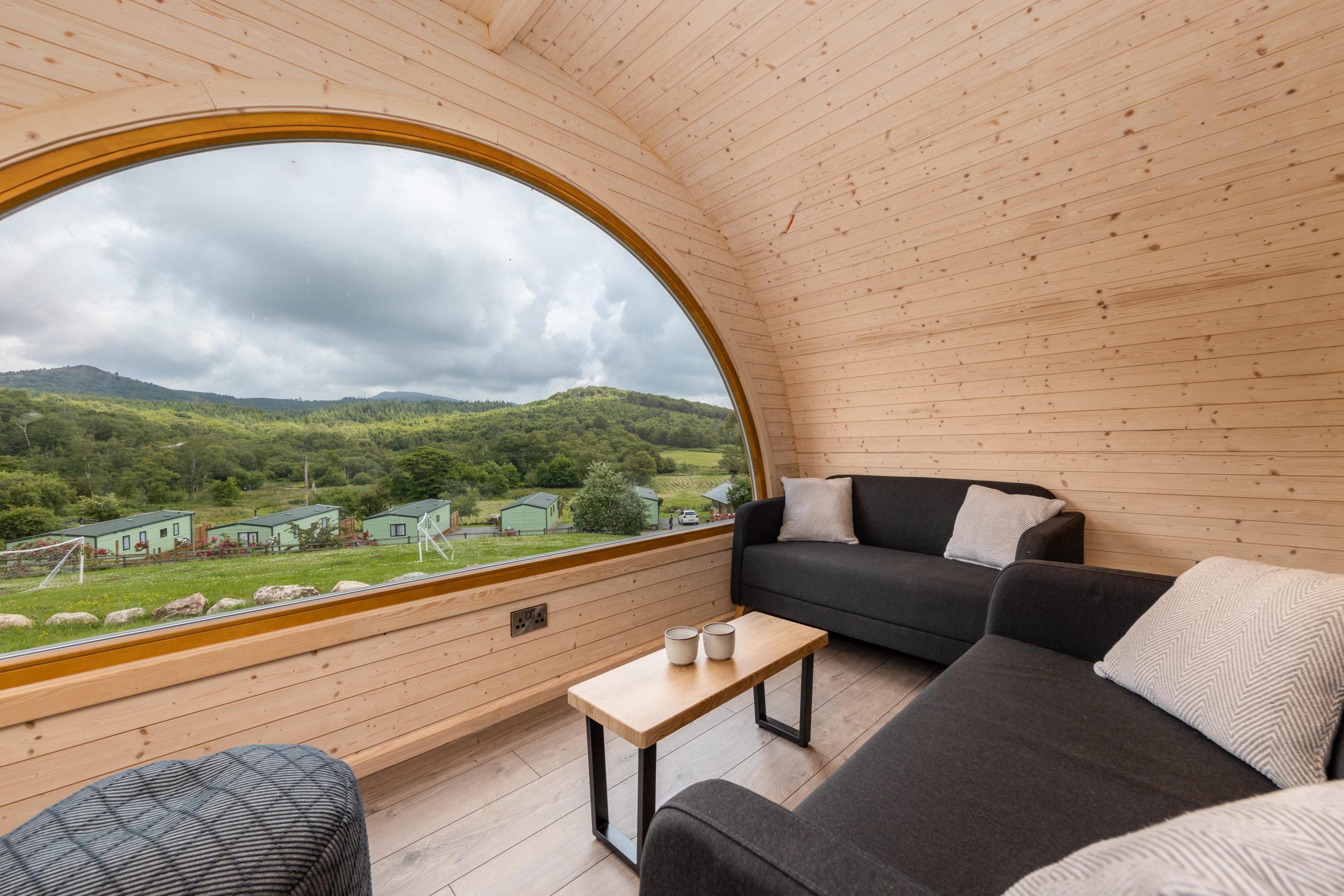 Parkgate Farm - cabin lounge area