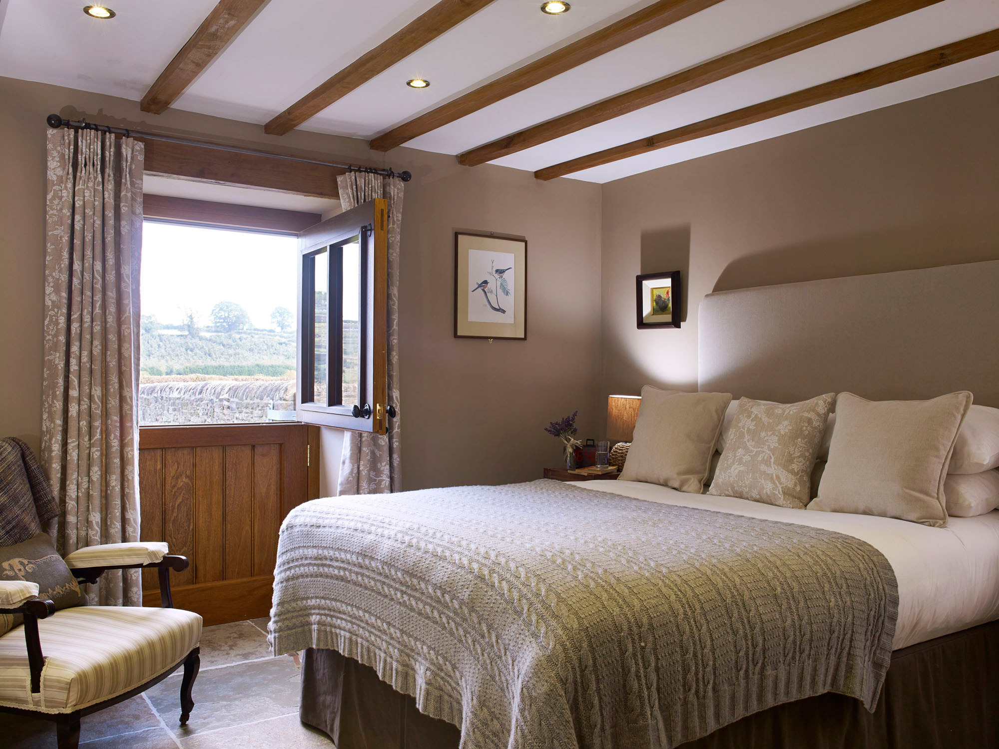 Barns at Upper Court - stylish decor and soft furnishings