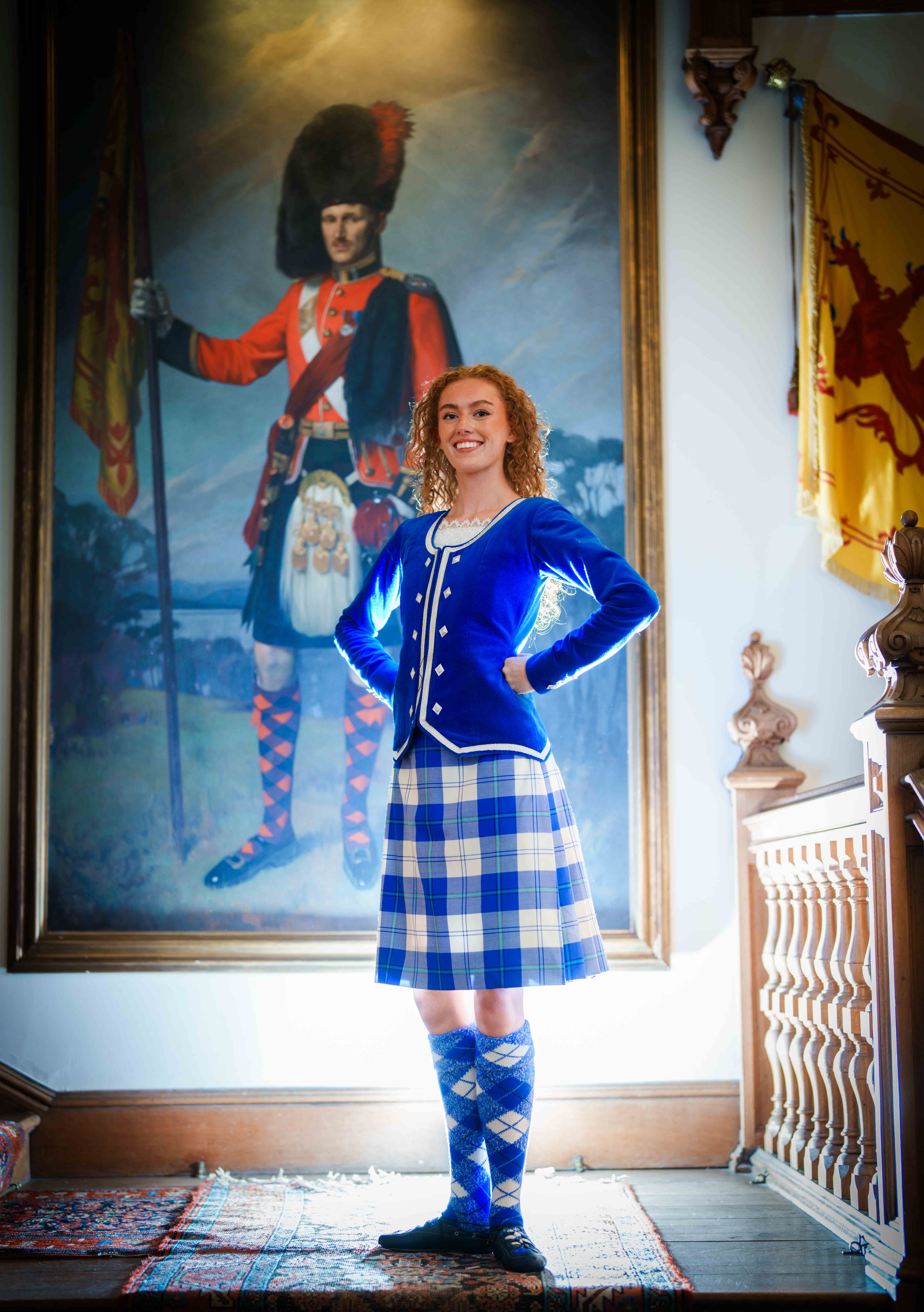 Birkhill Castle - some Scottish dancing for the evening celebrations