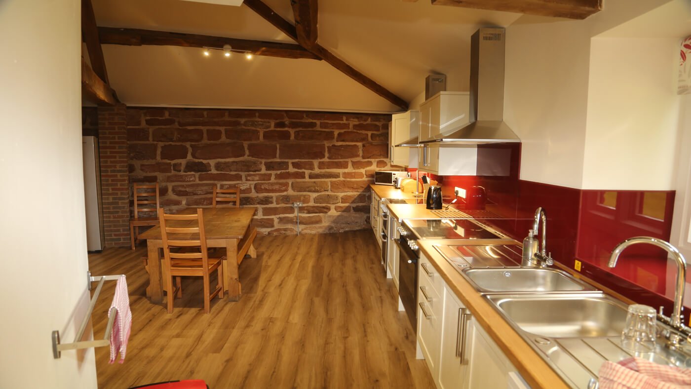 National Trust - Dudmaston Bunkhouse - kitchen dining room