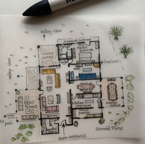Casale degli Olivi floorplan ground floor