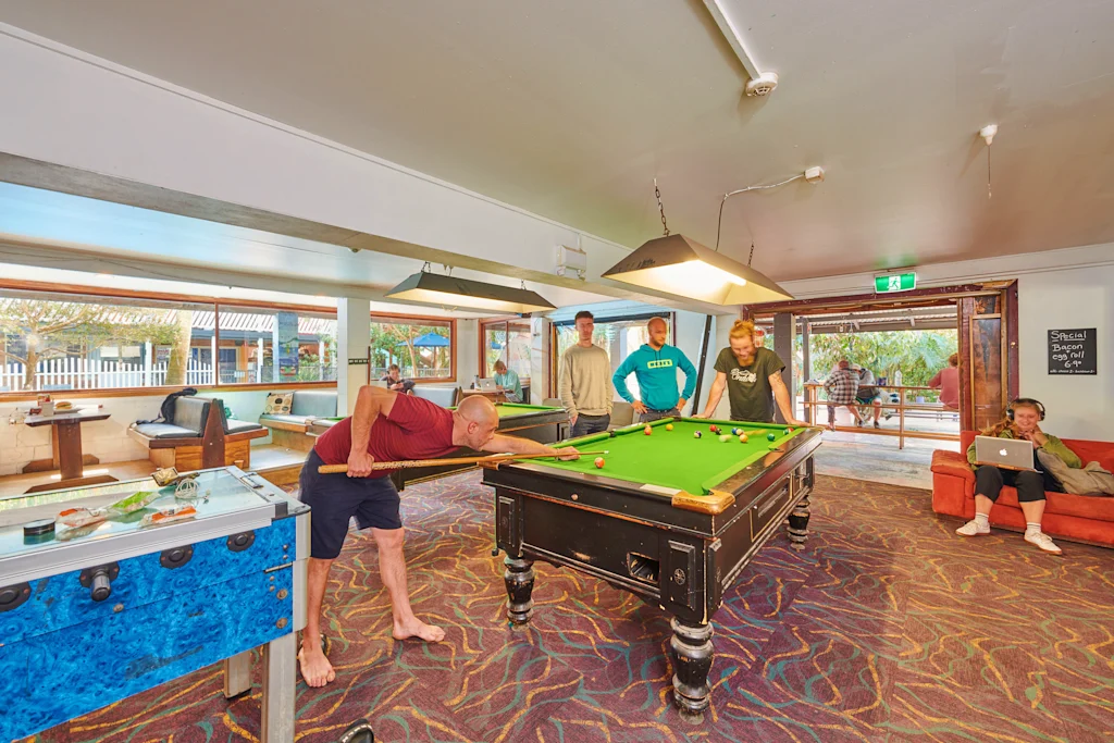 Arts Factory by Nomads - games room with pool table