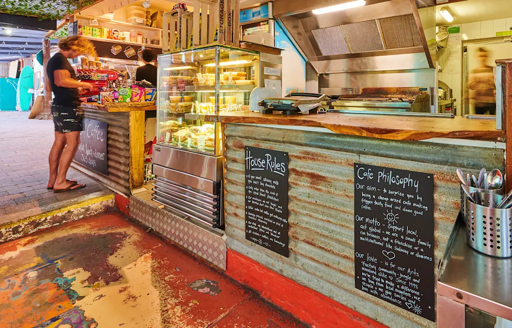 Arts Factory by Nomads - on site cafe serving food