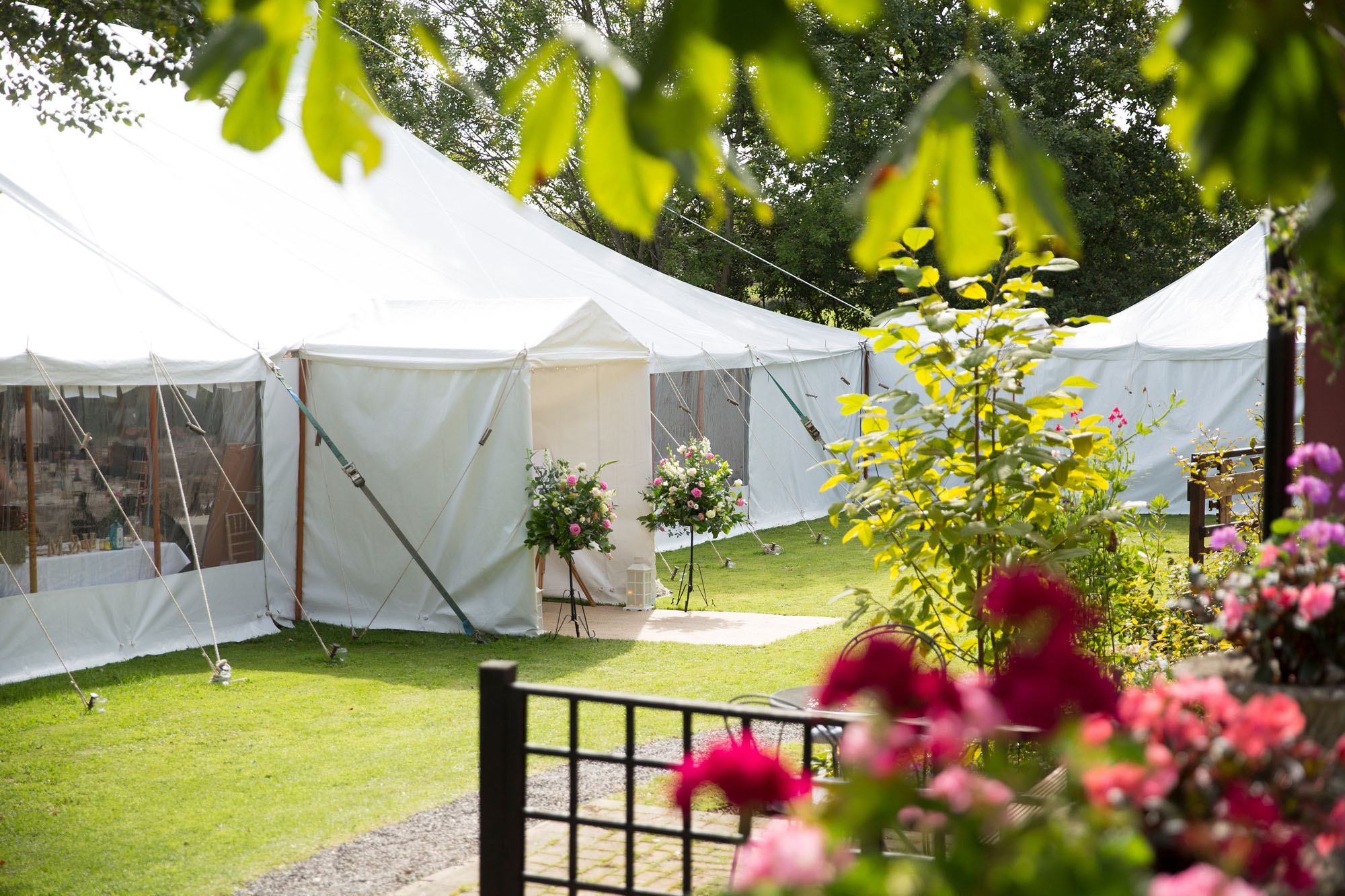 Duffryn Mawr - marquee for a wedding