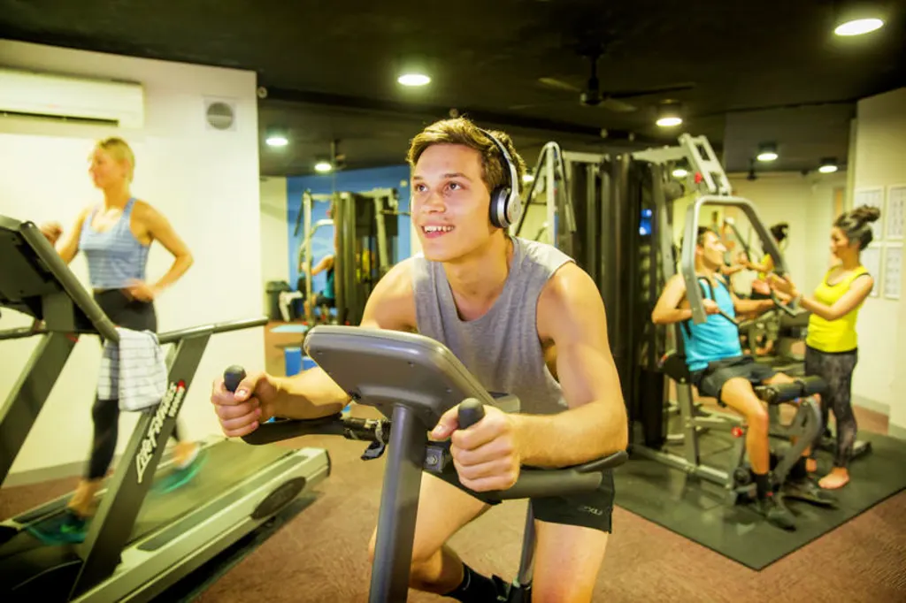 Space Hotel - has its own gym