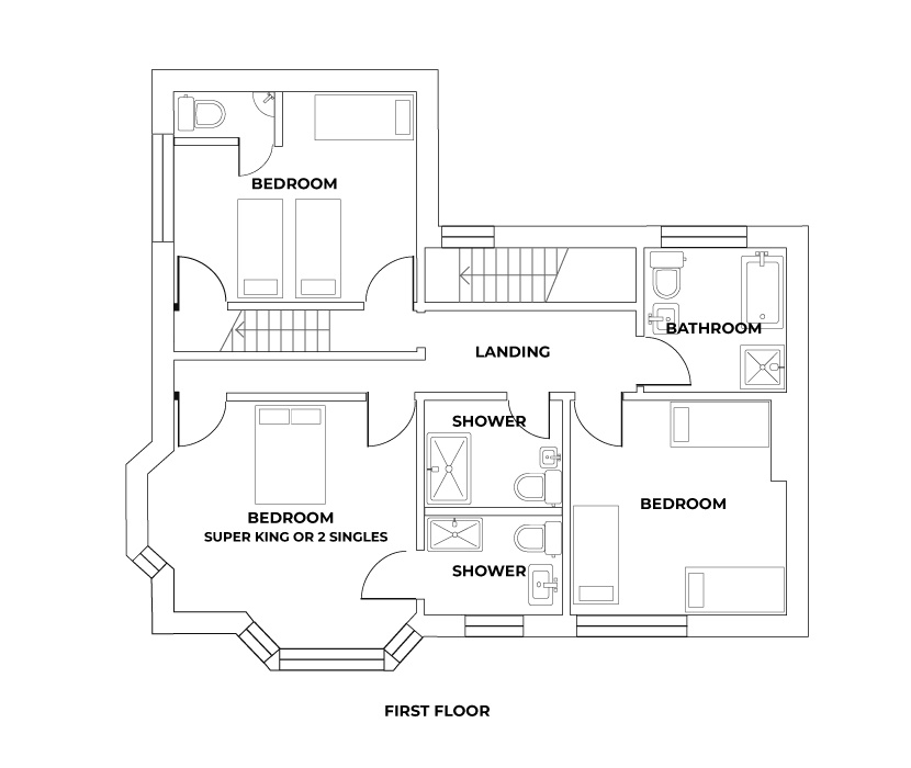 Highview House - first floor plan