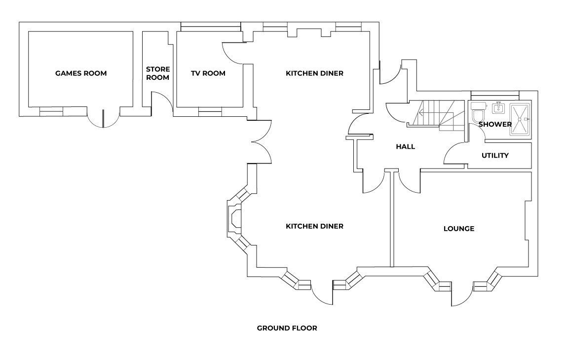 Highview House - ground floor plan