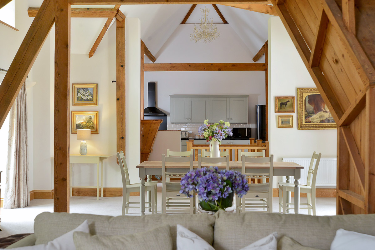 Gainsborough House - lovely wood vaulted ceiling